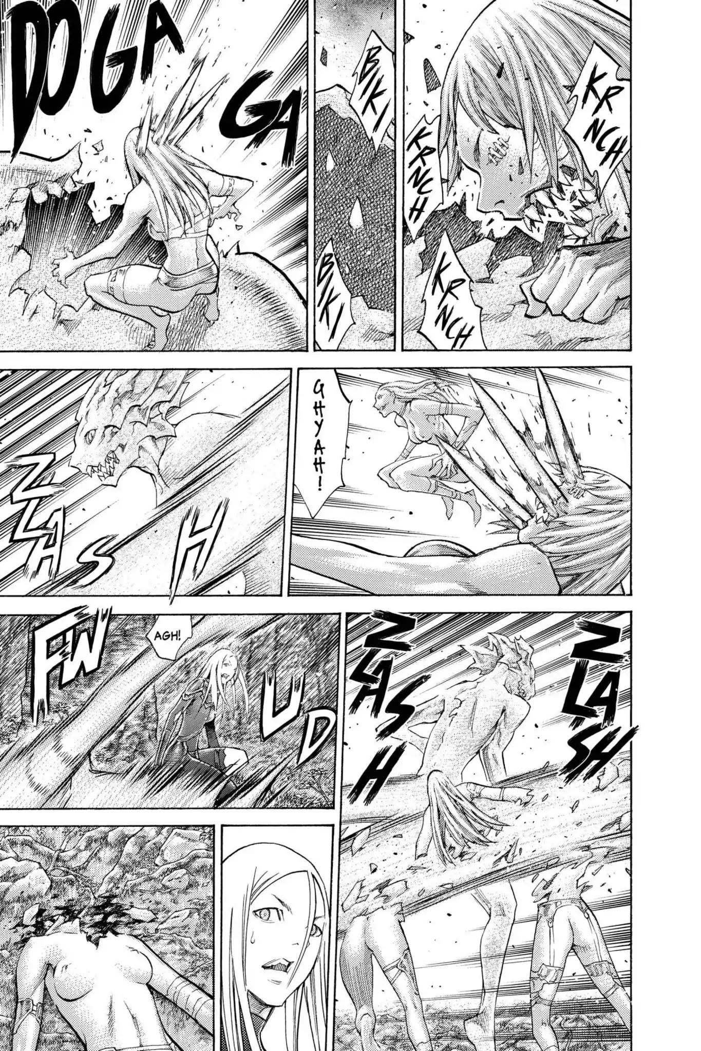 Claymore Chapter 102 page 18 - Chapter 102: Vol.19 Scene 102: The Ashes of Lautrec, Part 7