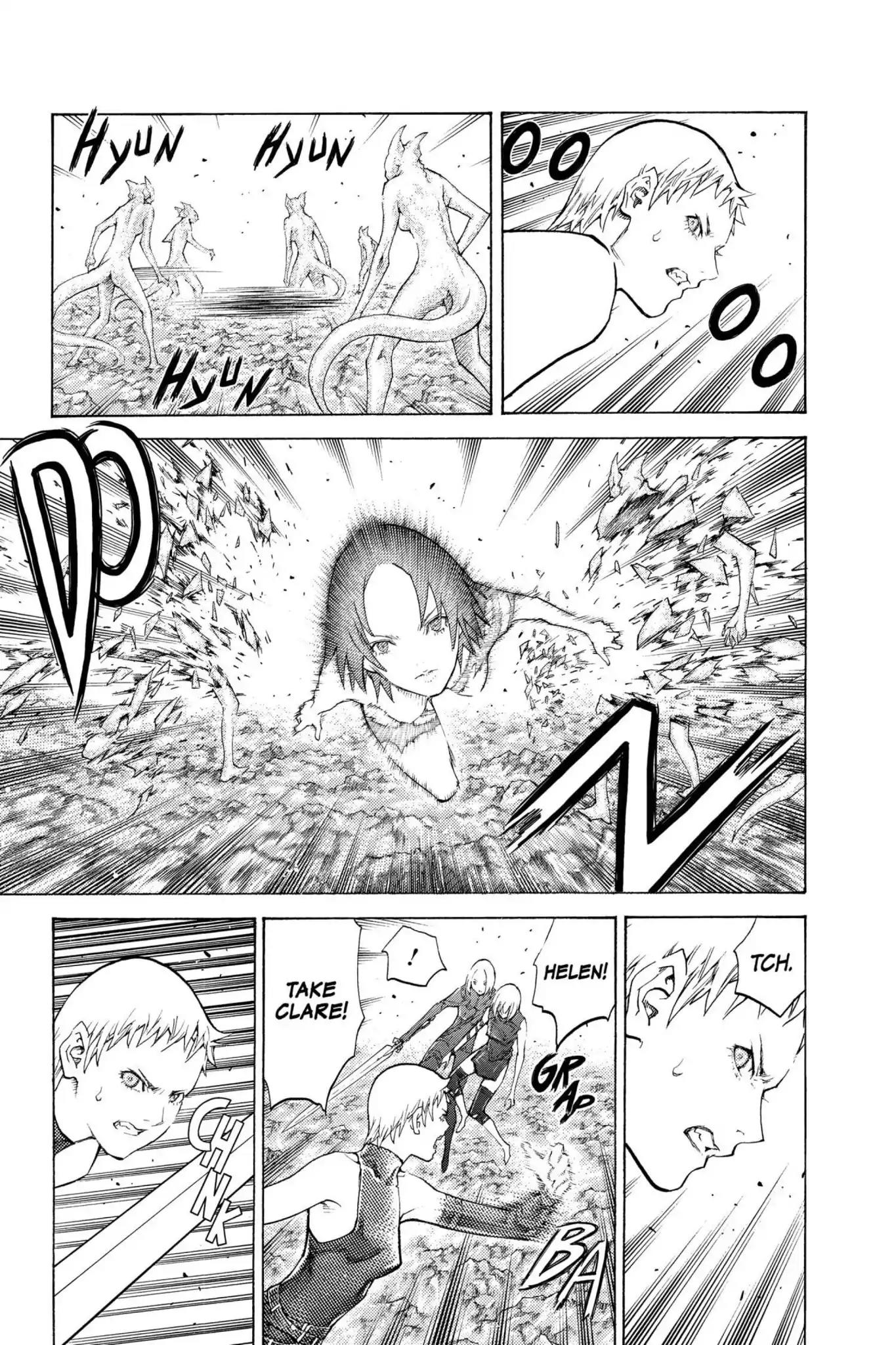 Claymore Chapter 102 page 20 - Chapter 102: Vol.19 Scene 102: The Ashes of Lautrec, Part 7