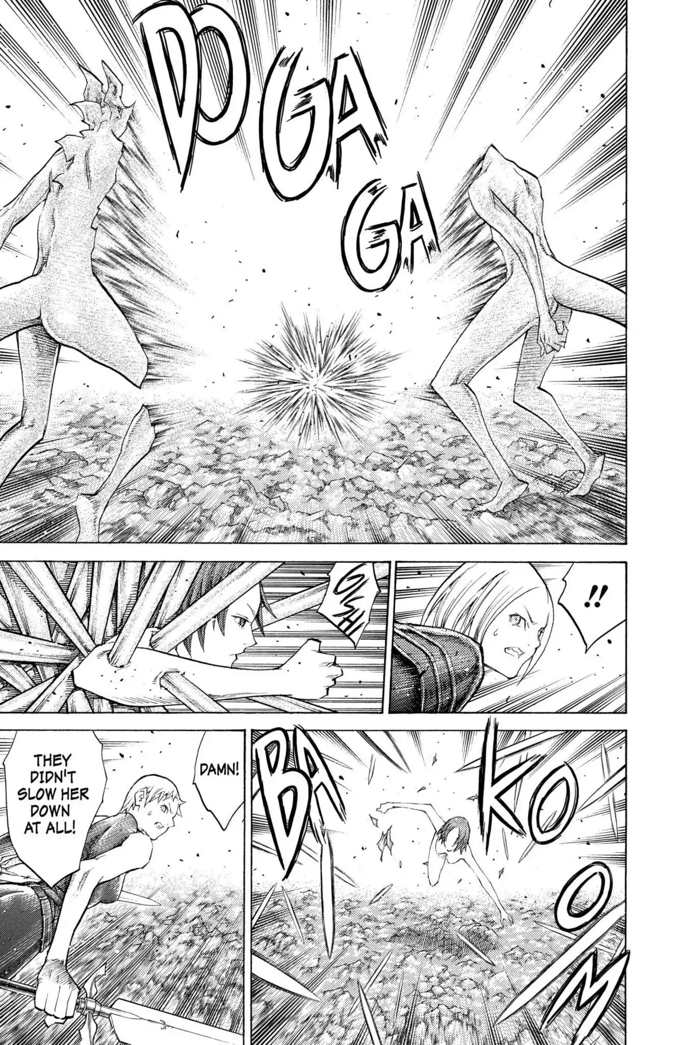 Claymore Chapter 102 page 22 - Chapter 102: Vol.19 Scene 102: The Ashes of Lautrec, Part 7