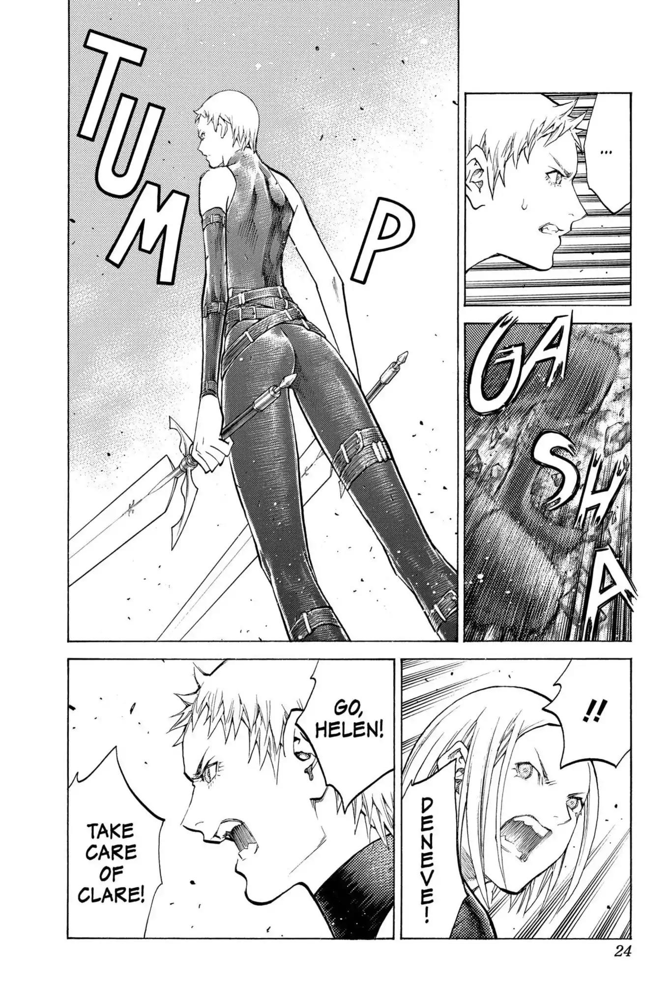 Claymore Chapter 102 page 23 - Chapter 102: Vol.19 Scene 102: The Ashes of Lautrec, Part 7