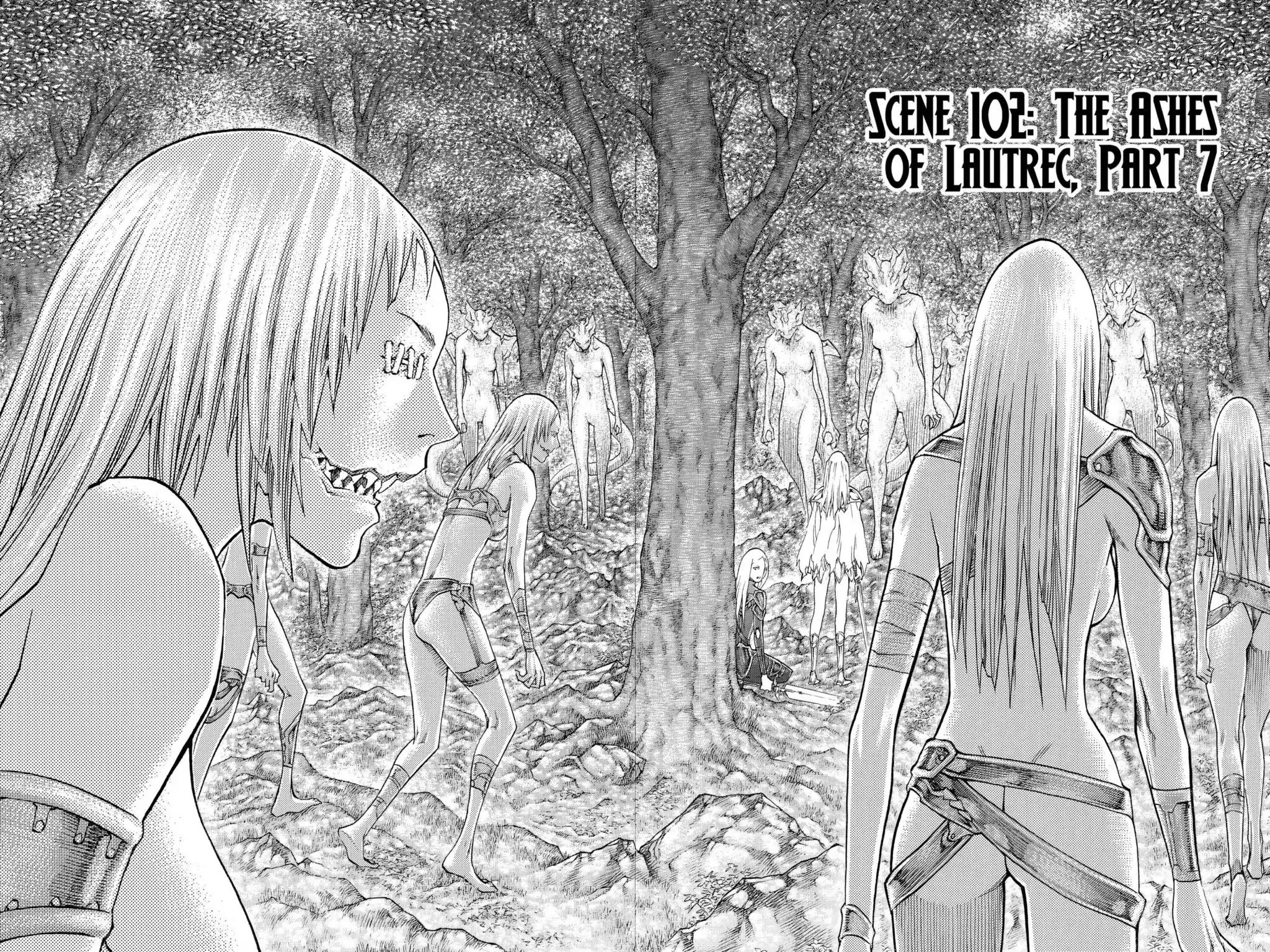 Claymore Chapter 102 page 8 - Chapter 102: Vol.19 Scene 102: The Ashes of Lautrec, Part 7