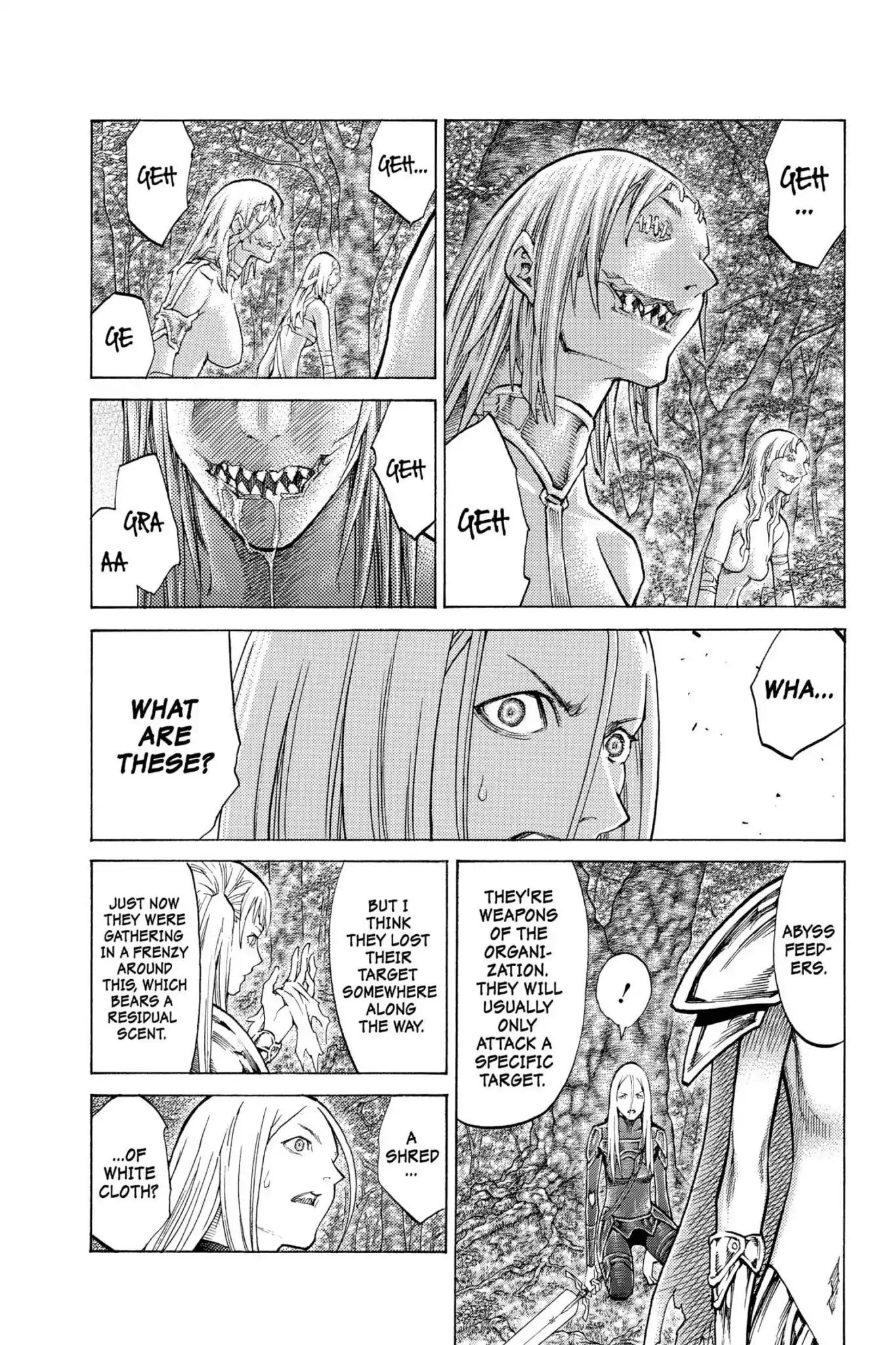 Claymore Chapter 102 page 9 - Chapter 102: Vol.19 Scene 102: The Ashes of Lautrec, Part 7