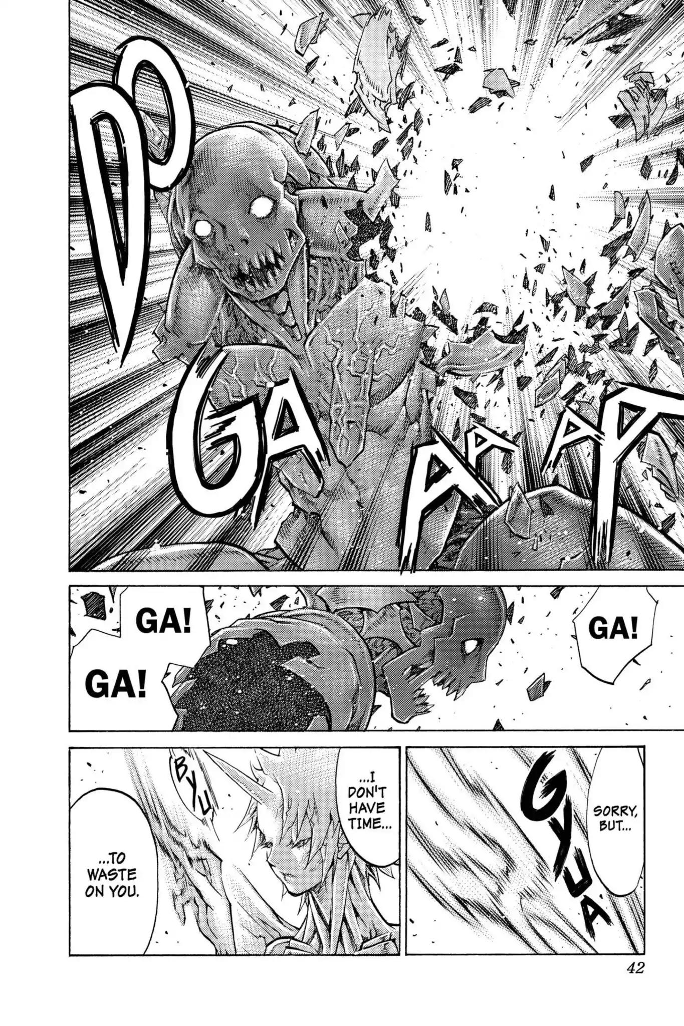Claymore Chapter 103 page 4 - Chapter 103: Vol.19 Scene 103: The Ashes of Lautrec, Part 8