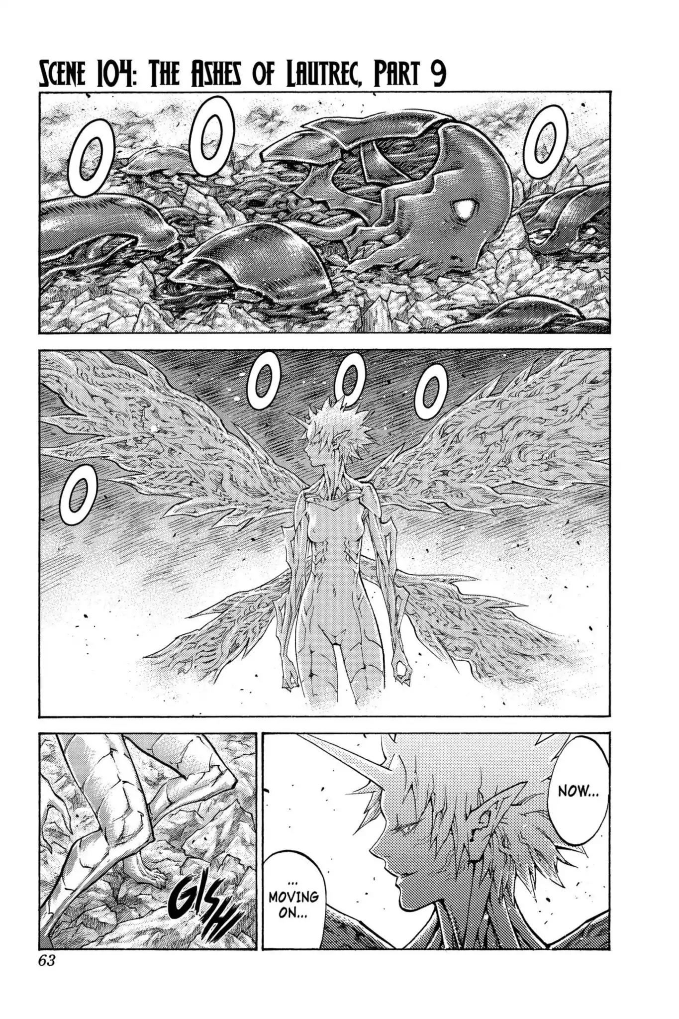 Claymore Chapter 104 page 1 - Chapter 104: Vol.19 Scene 104: The Ashes of Lautrec, Part 9