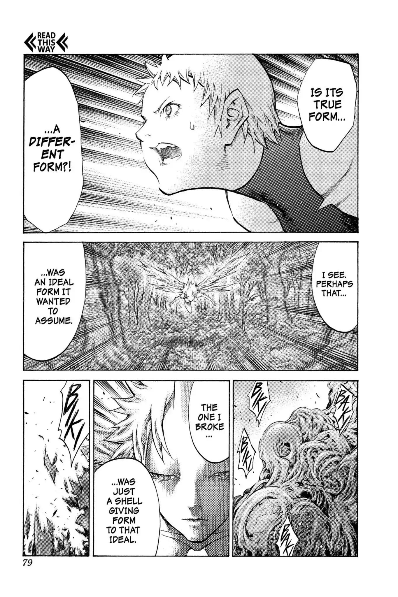 Claymore Chapter 104 page 14 - Chapter 104: Vol.19 Scene 104: The Ashes of Lautrec, Part 9