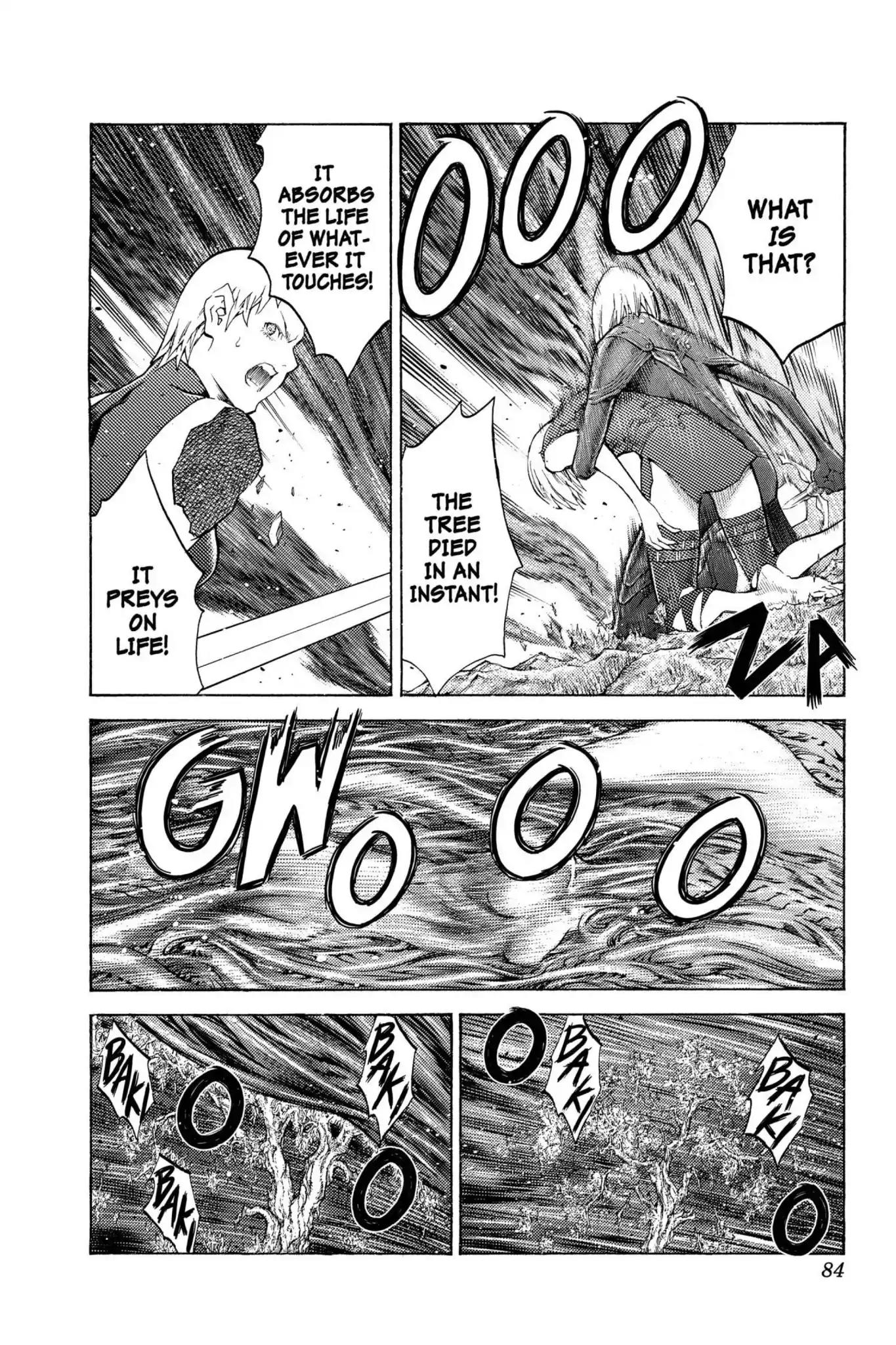 Claymore Chapter 104 page 18 - Chapter 104: Vol.19 Scene 104: The Ashes of Lautrec, Part 9