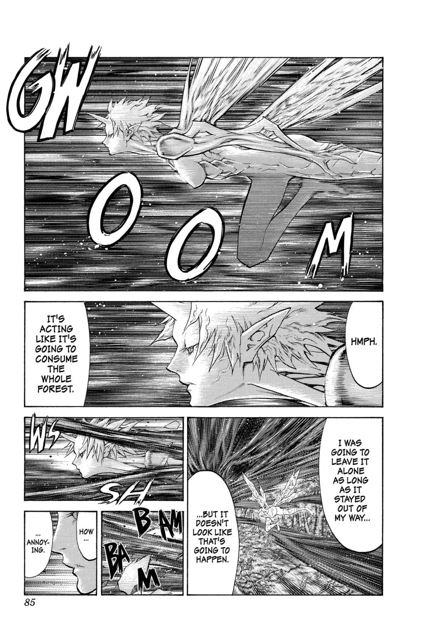 Claymore Chapter 104 page 19 - Chapter 104: Vol.19 Scene 104: The Ashes of Lautrec, Part 9