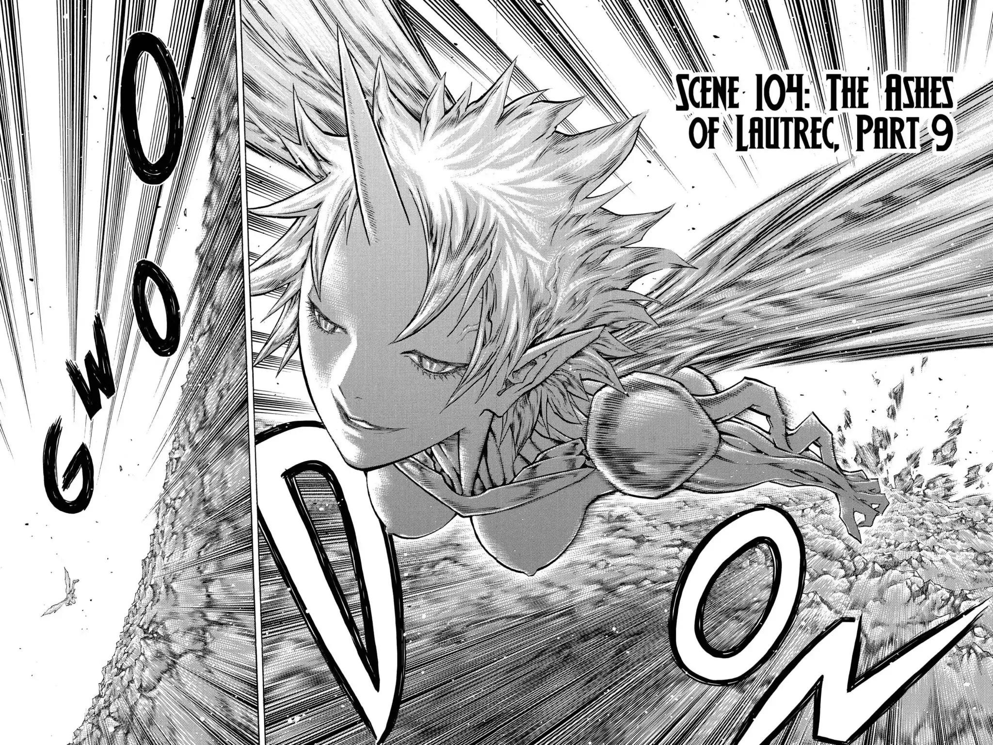 Claymore Chapter 104 page 2 - Chapter 104: Vol.19 Scene 104: The Ashes of Lautrec, Part 9