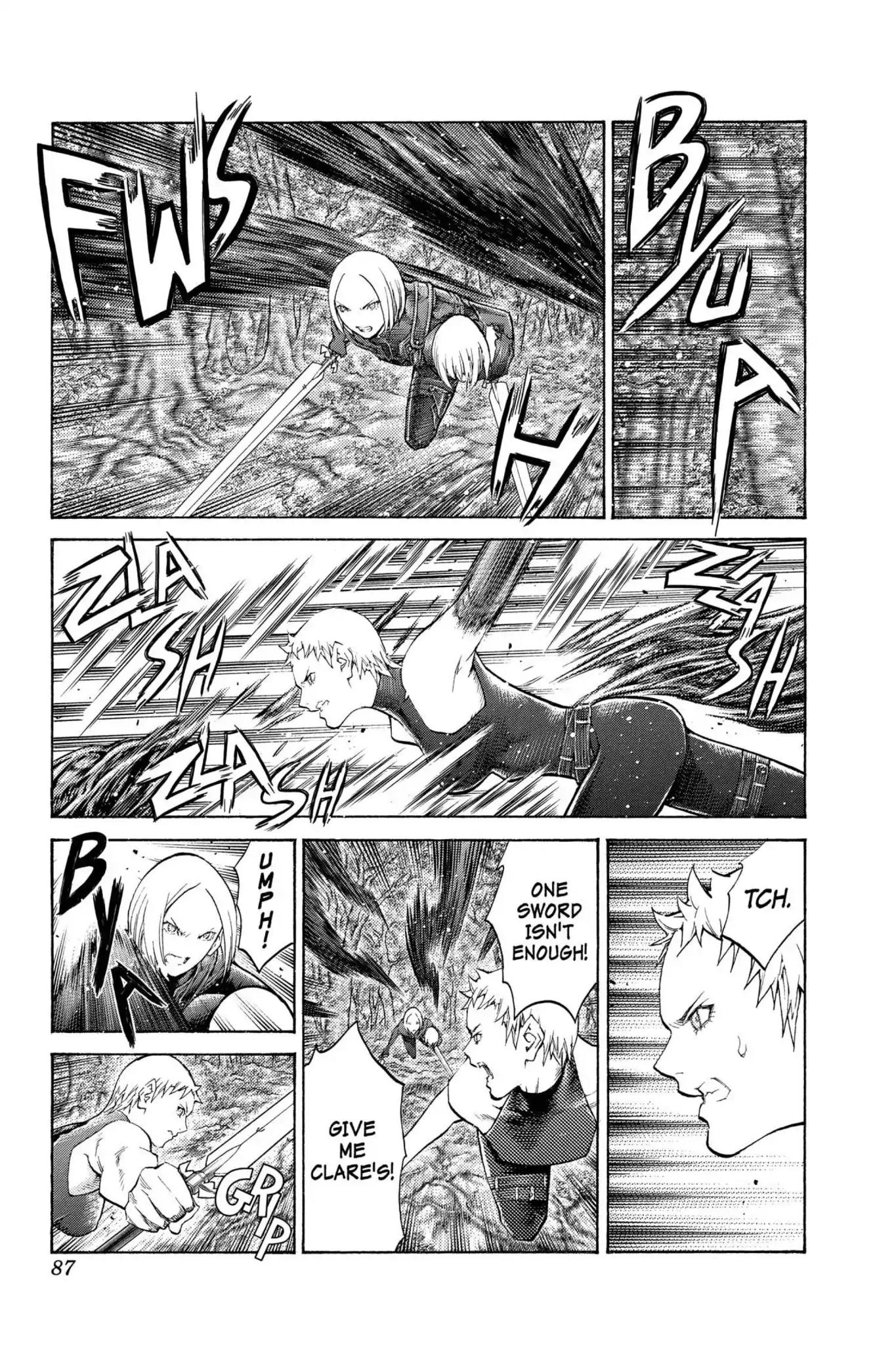 Claymore Chapter 104 page 21 - Chapter 104: Vol.19 Scene 104: The Ashes of Lautrec, Part 9