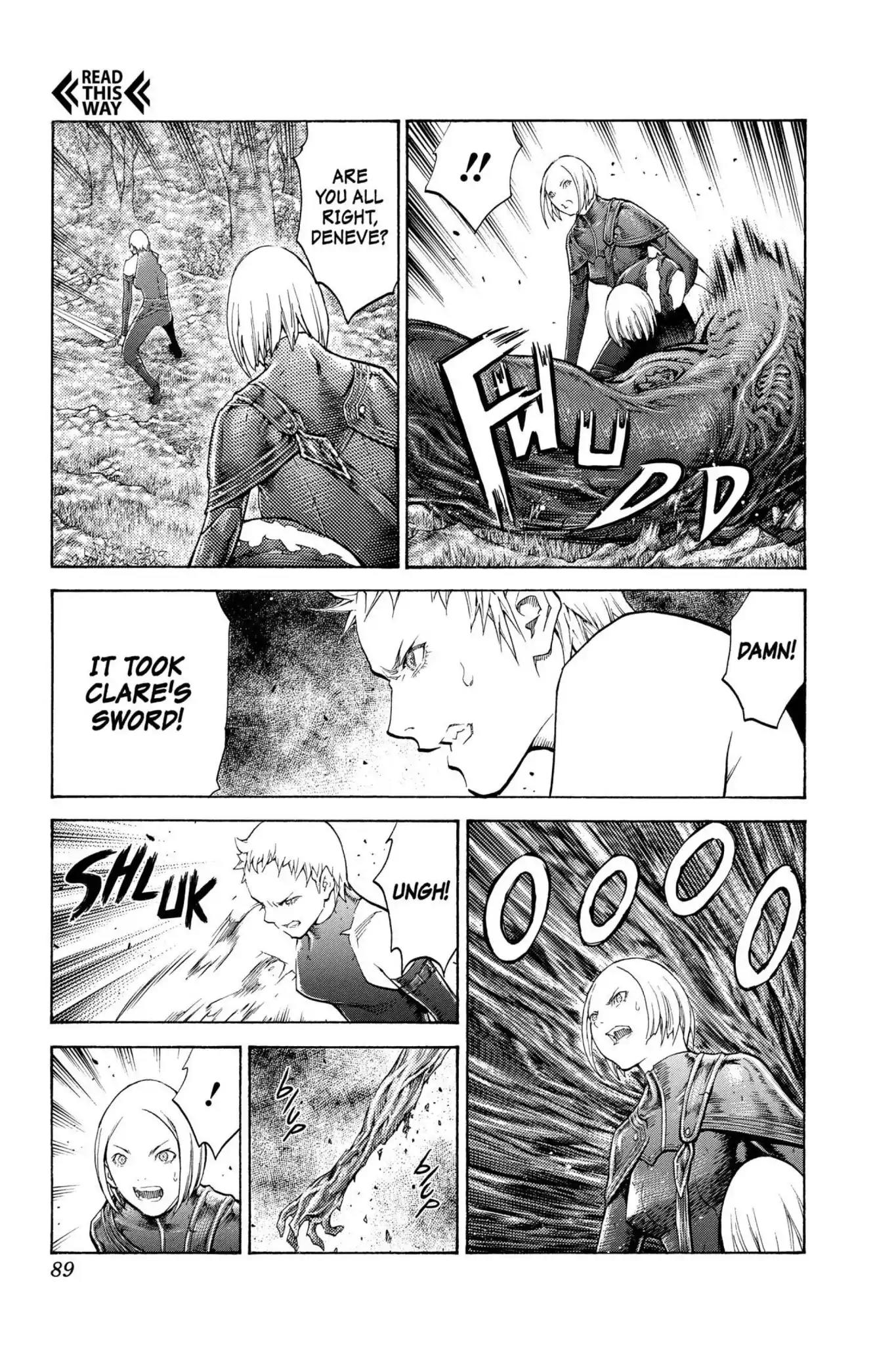 Claymore Chapter 104 page 23 - Chapter 104: Vol.19 Scene 104: The Ashes of Lautrec, Part 9
