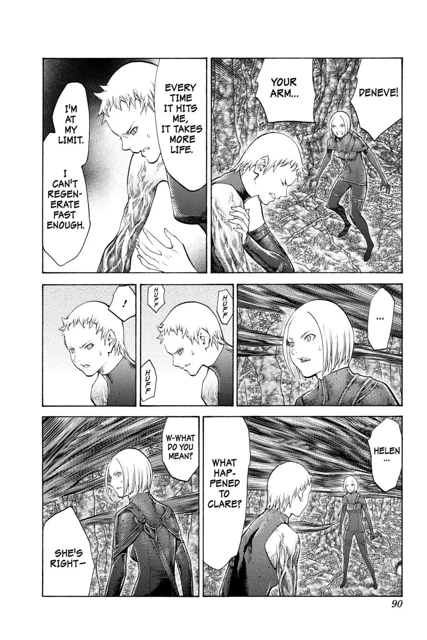 Claymore Chapter 104 page 24 - Chapter 104: Vol.19 Scene 104: The Ashes of Lautrec, Part 9