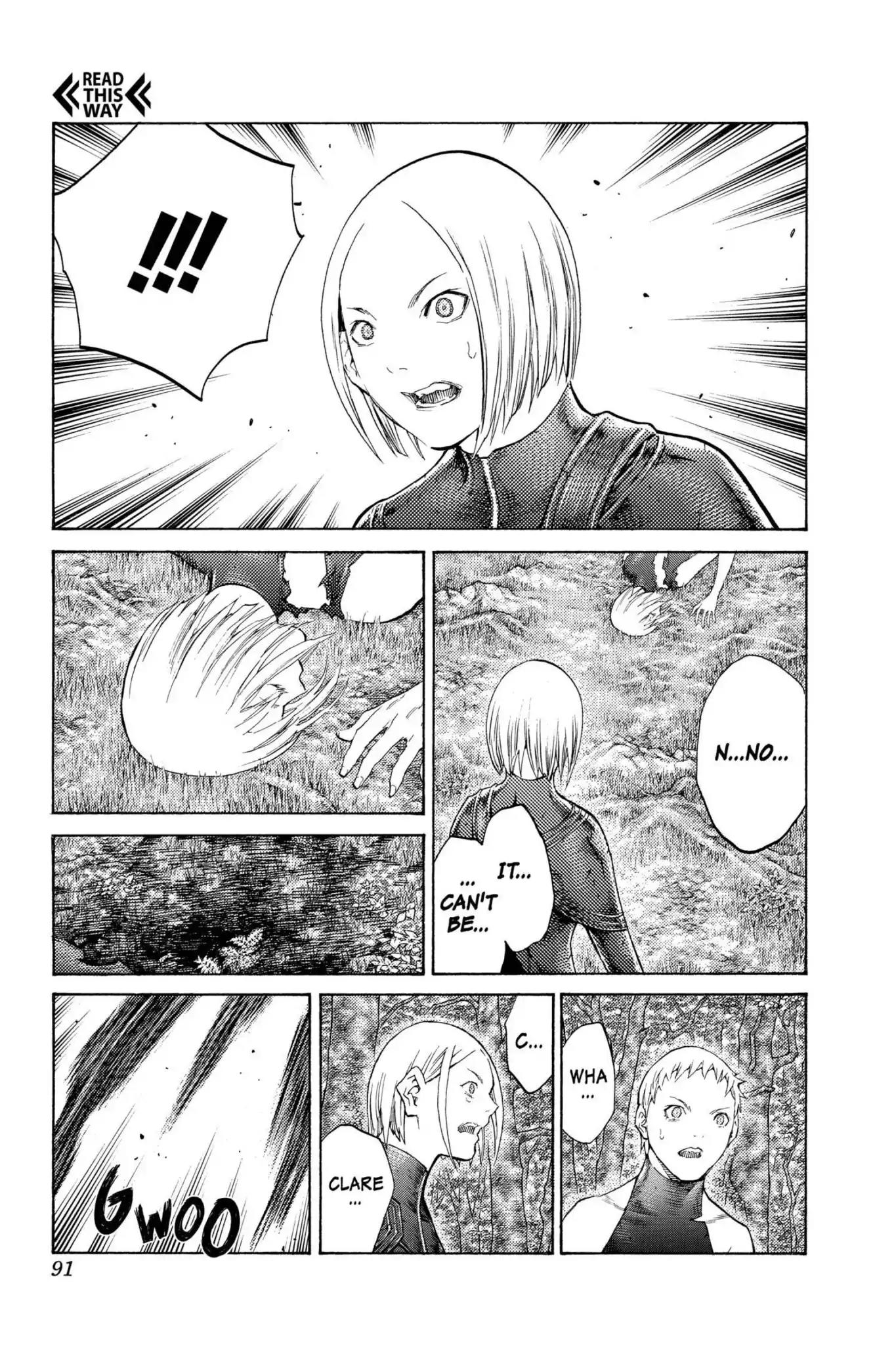 Claymore Chapter 104 page 25 - Chapter 104: Vol.19 Scene 104: The Ashes of Lautrec, Part 9