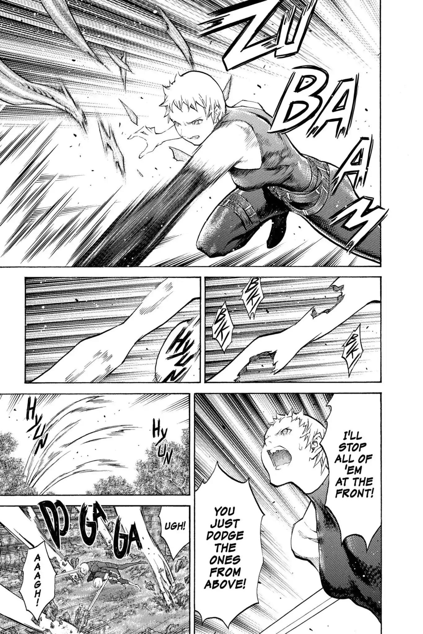 Claymore Chapter 104 page 9 - Chapter 104: Vol.19 Scene 104: The Ashes of Lautrec, Part 9