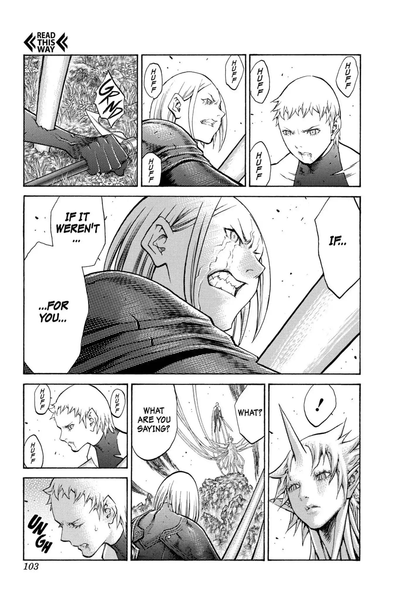 Claymore Chapter 105 page 10 - Chapter 105: Vol.19 Scene 105: The Ashes of Lautrec, Part 10