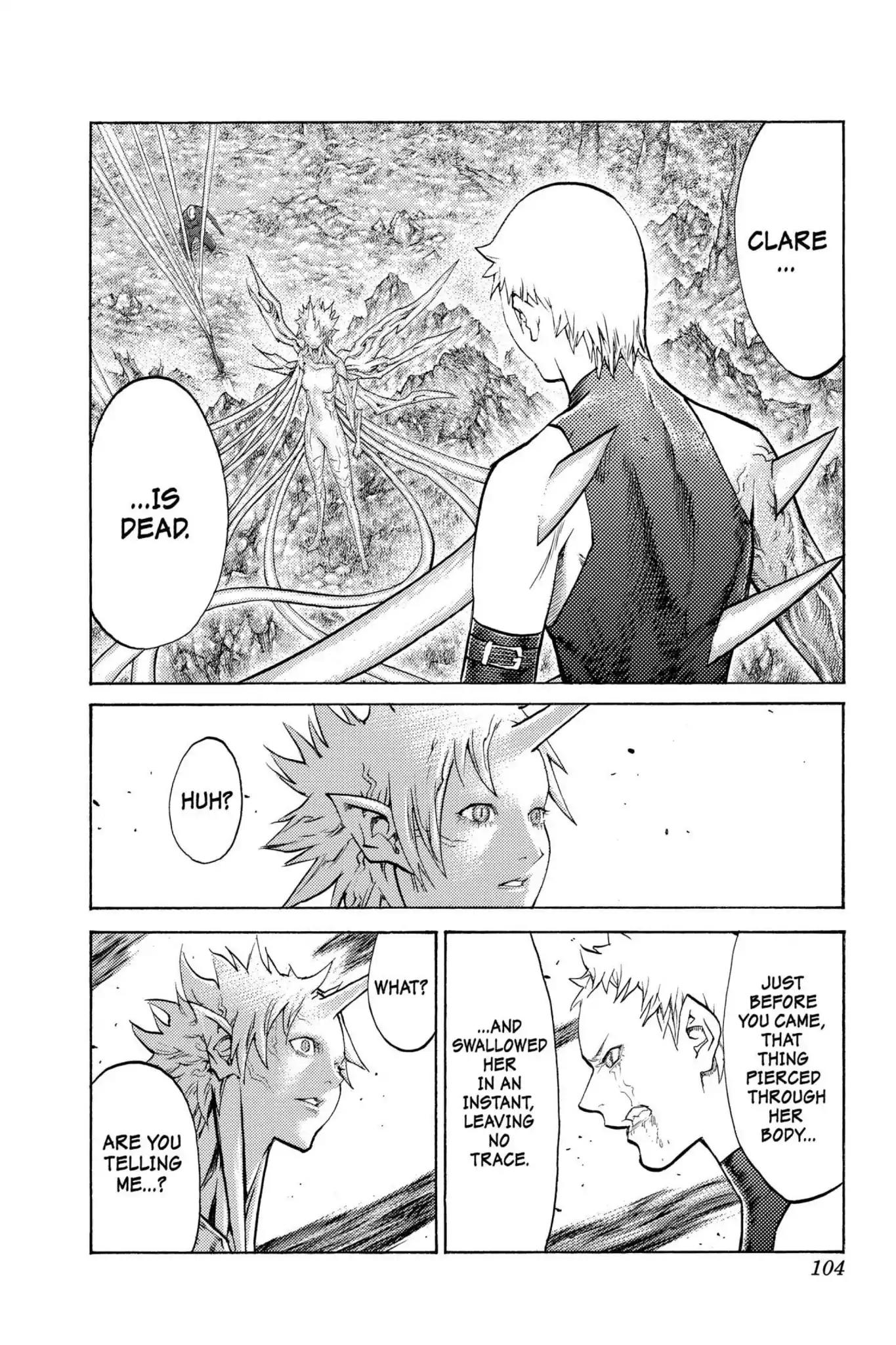 Claymore Chapter 105 page 11 - Chapter 105: Vol.19 Scene 105: The Ashes of Lautrec, Part 10