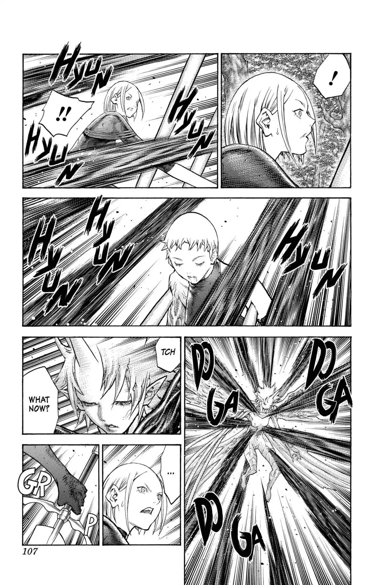 Claymore Chapter 105 page 14 - Chapter 105: Vol.19 Scene 105: The Ashes of Lautrec, Part 10