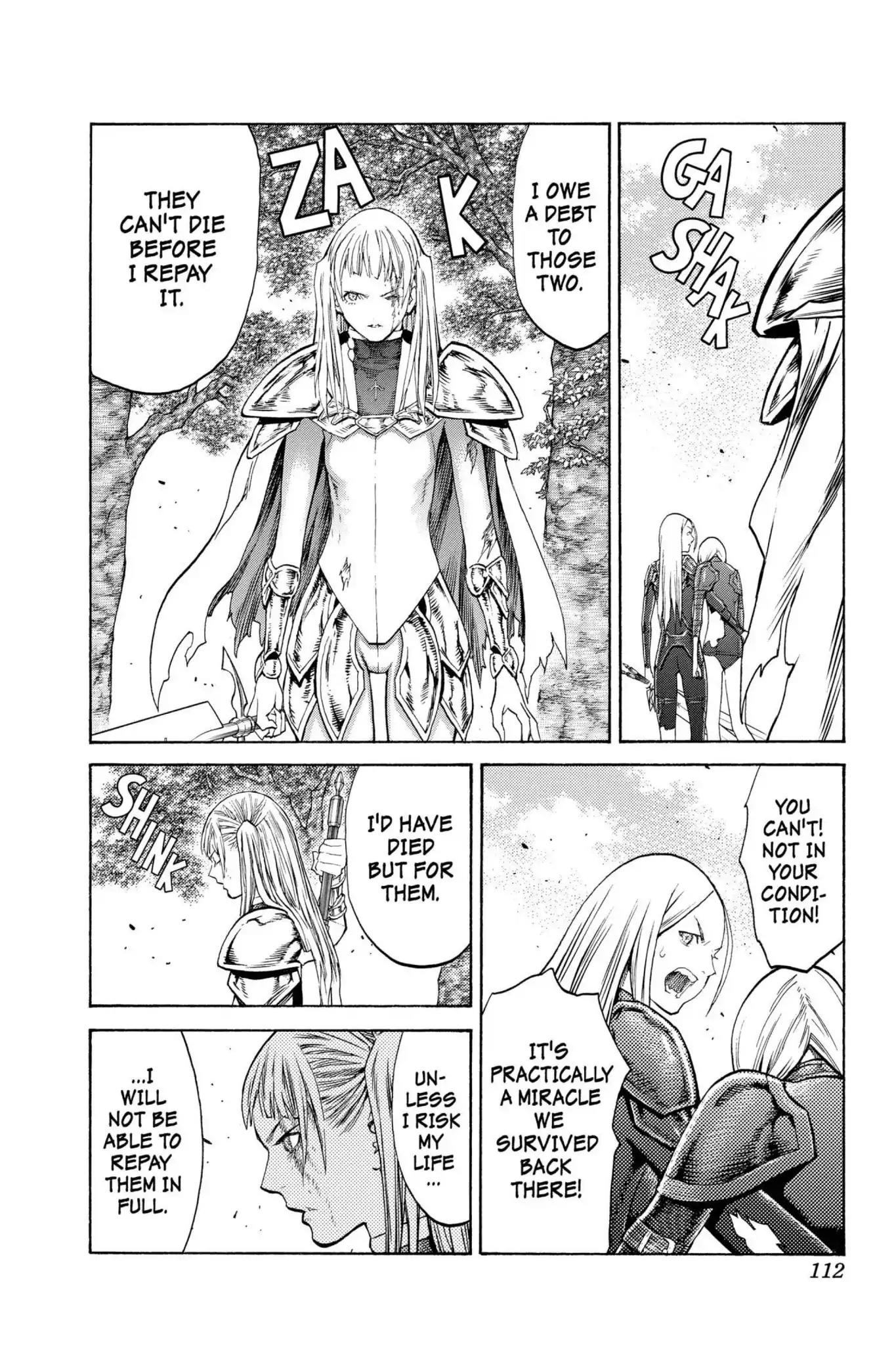 Claymore Chapter 105 page 19 - Chapter 105: Vol.19 Scene 105: The Ashes of Lautrec, Part 10