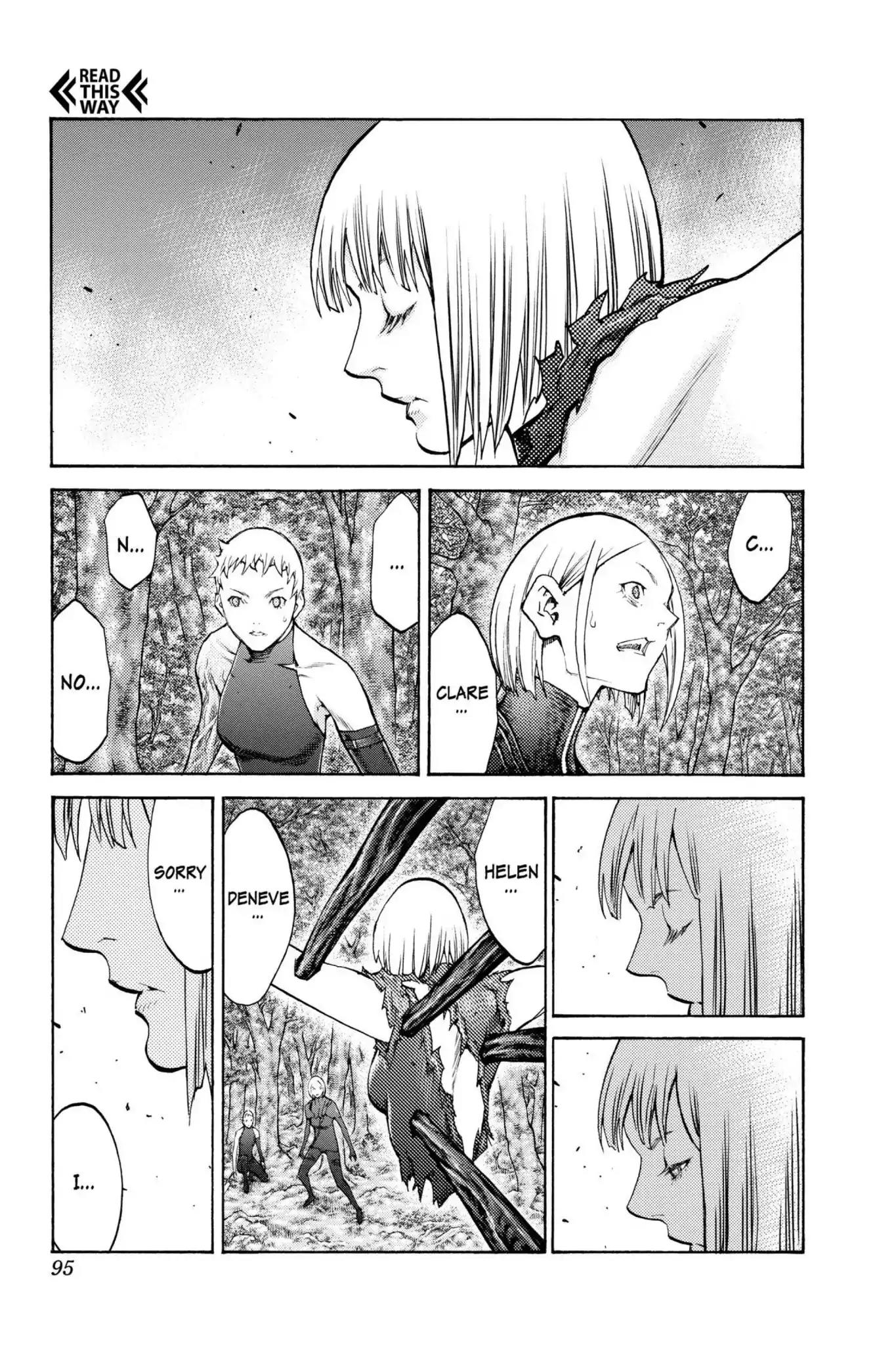 Claymore Chapter 105 page 2 - Chapter 105: Vol.19 Scene 105: The Ashes of Lautrec, Part 10