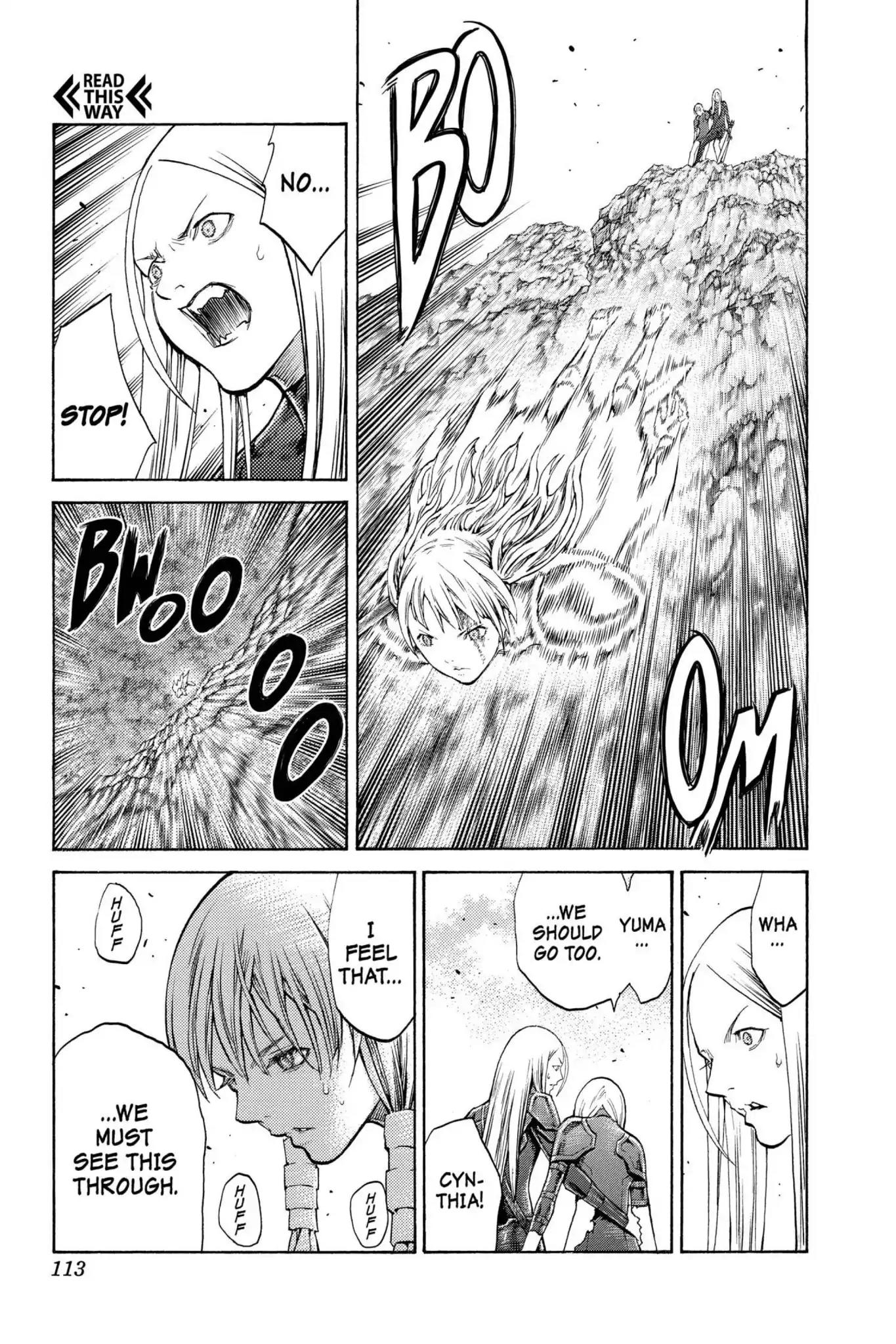 Claymore Chapter 105 page 20 - Chapter 105: Vol.19 Scene 105: The Ashes of Lautrec, Part 10