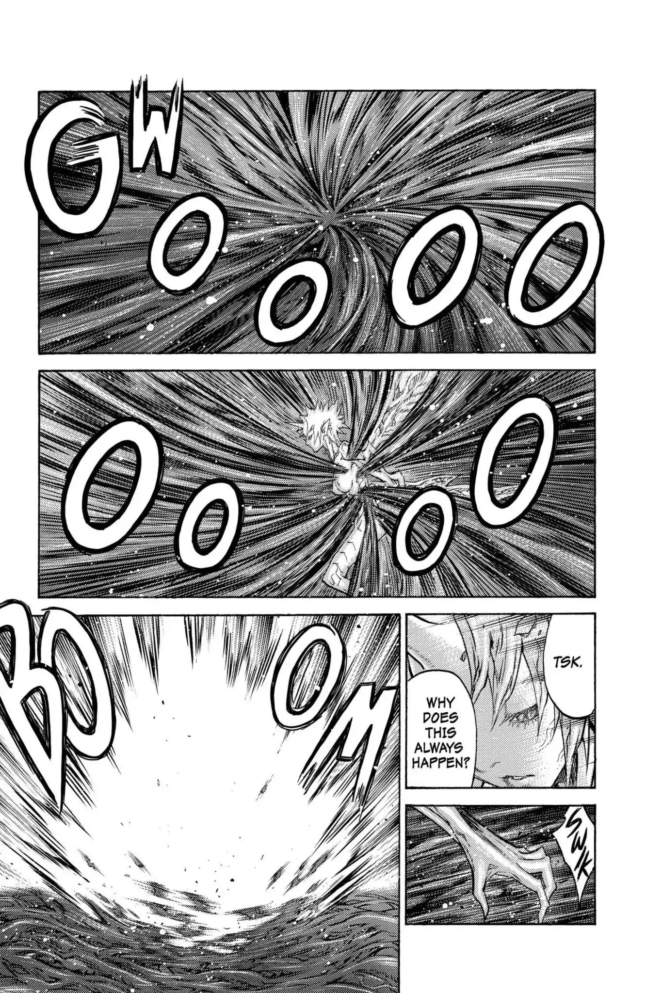 Claymore Chapter 105 page 22 - Chapter 105: Vol.19 Scene 105: The Ashes of Lautrec, Part 10