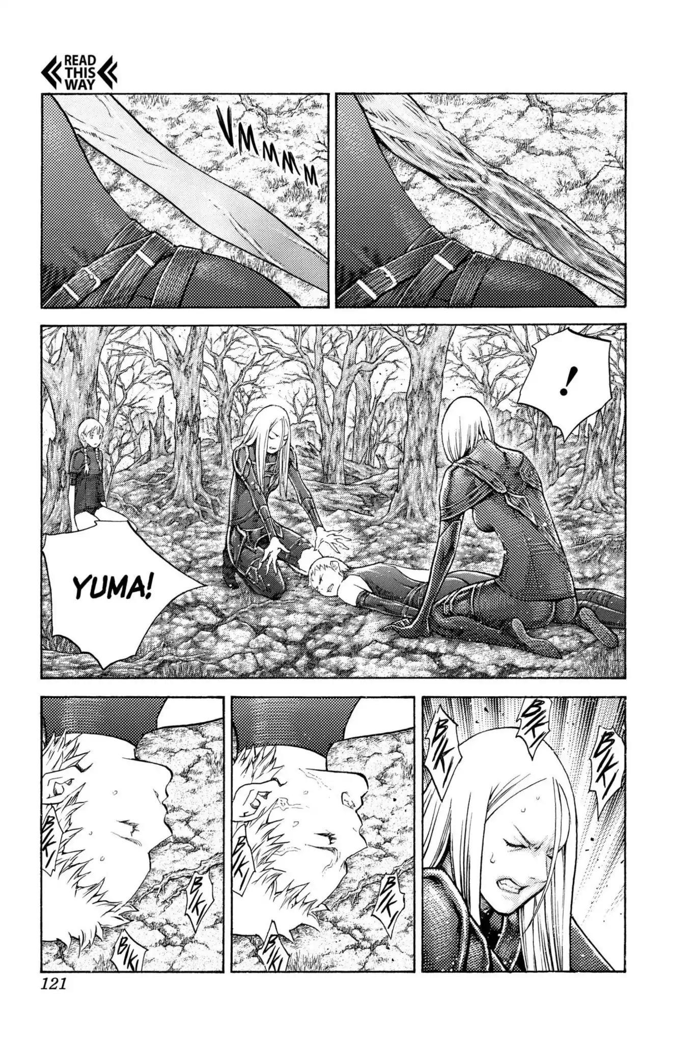 Claymore Chapter 105 page 27 - Chapter 105: Vol.19 Scene 105: The Ashes of Lautrec, Part 10