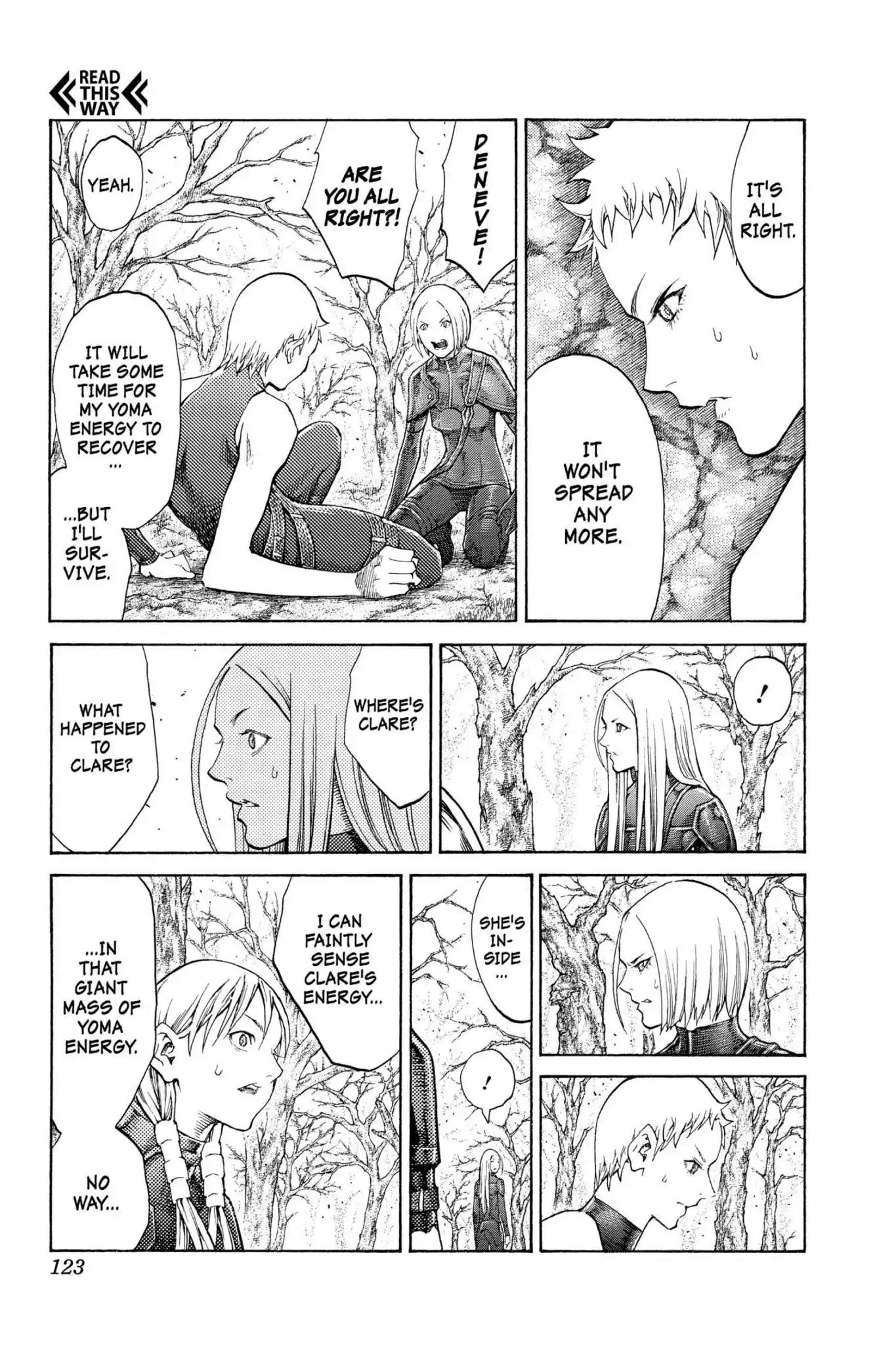Claymore Chapter 105 page 29 - Chapter 105: Vol.19 Scene 105: The Ashes of Lautrec, Part 10