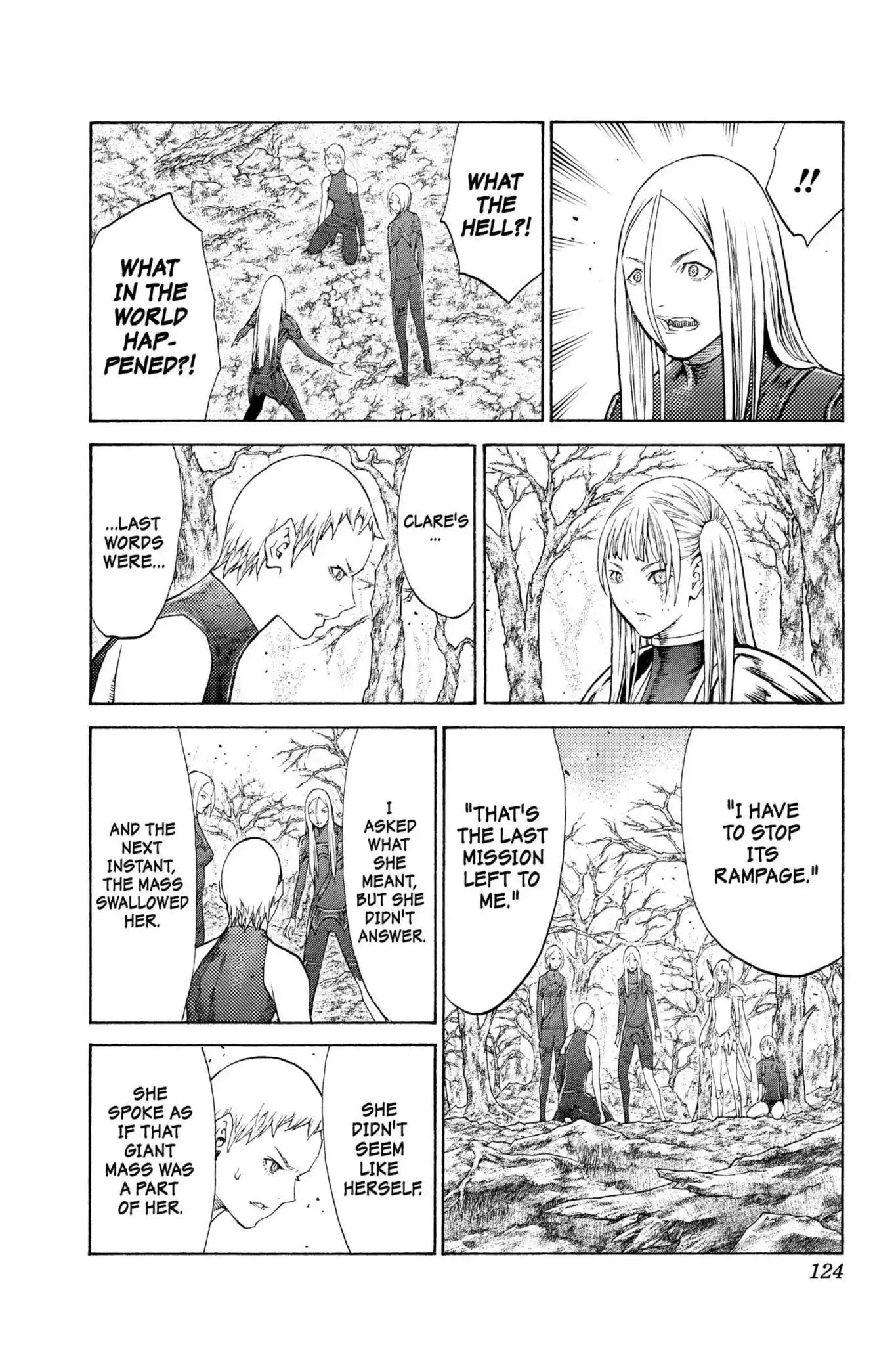 Claymore Chapter 105 page 30 - Chapter 105: Vol.19 Scene 105: The Ashes of Lautrec, Part 10