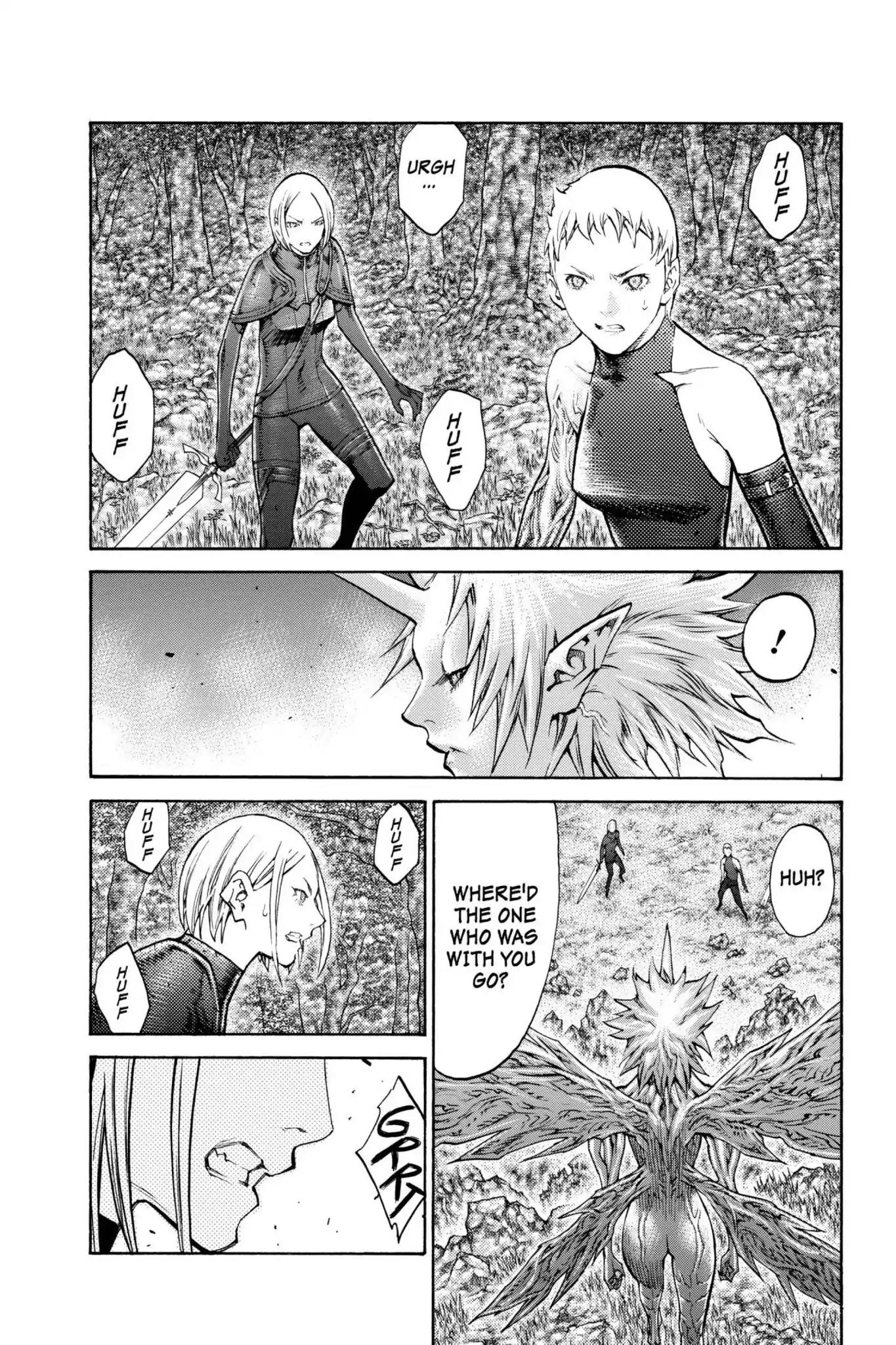 Claymore Chapter 105 page 5 - Chapter 105: Vol.19 Scene 105: The Ashes of Lautrec, Part 10
