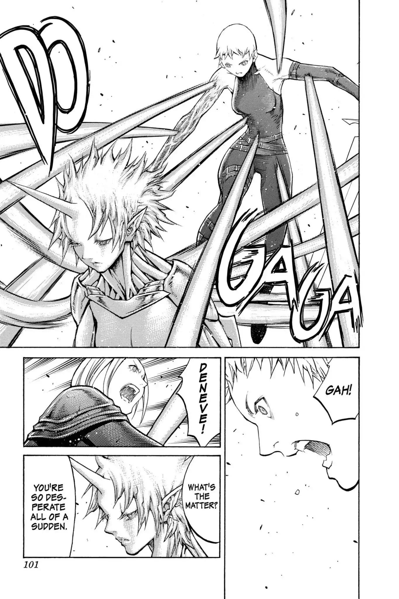 Claymore Chapter 105 page 8 - Chapter 105: Vol.19 Scene 105: The Ashes of Lautrec, Part 10