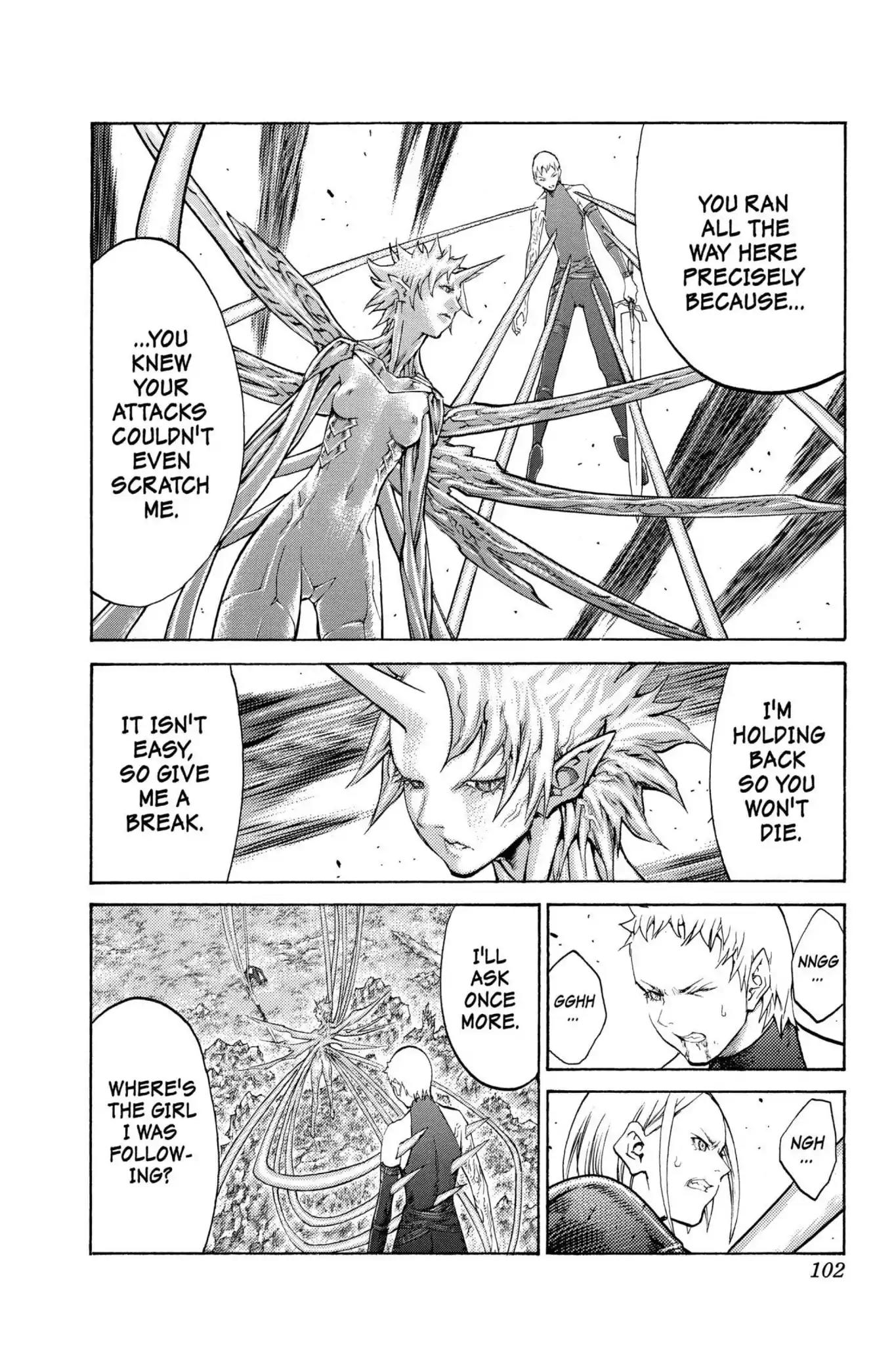 Claymore Chapter 105 page 9 - Chapter 105: Vol.19 Scene 105: The Ashes of Lautrec, Part 10