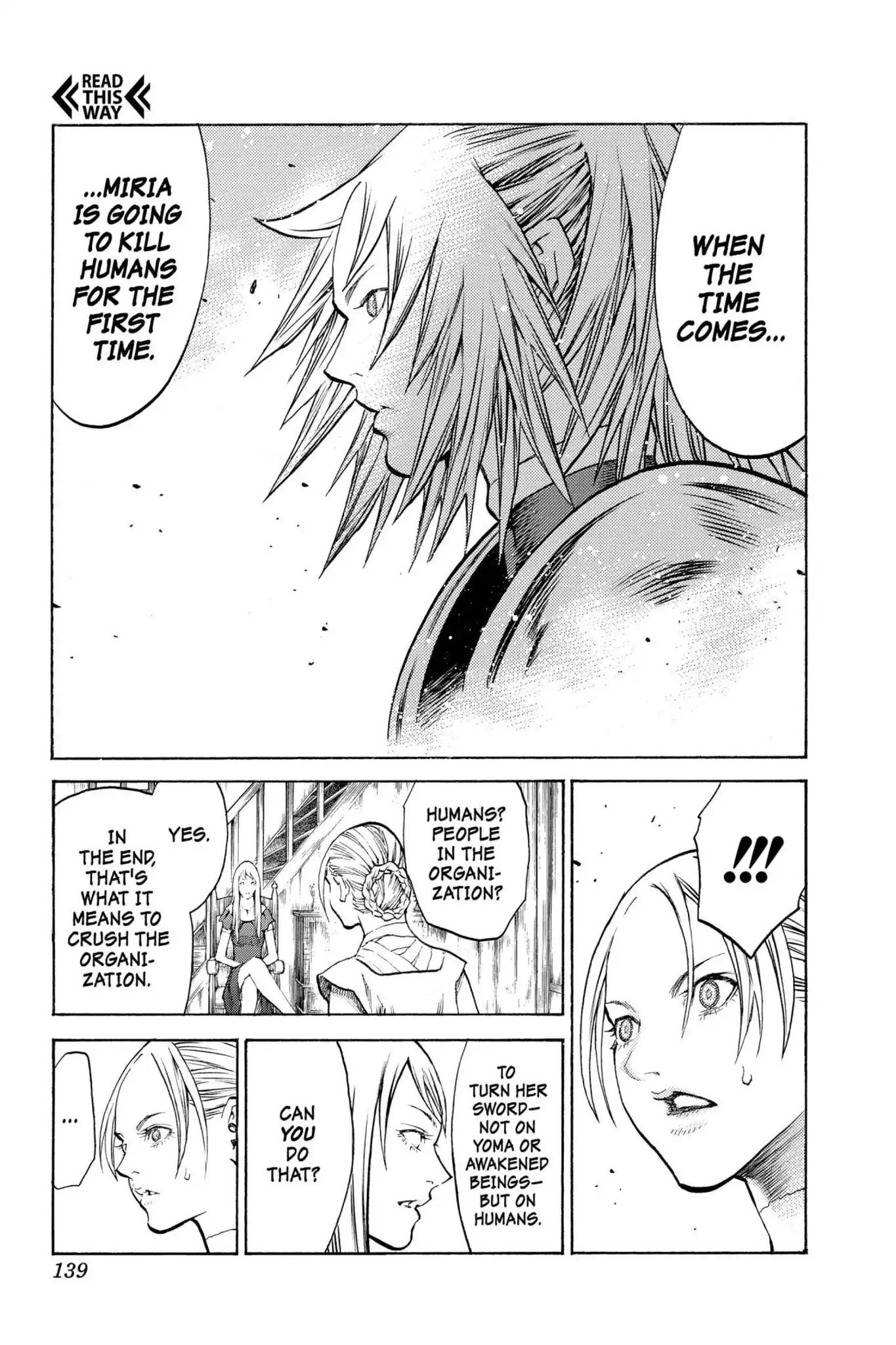 Claymore Chapter 106 page 12 - Chapter 106: Vol.19 Scene 106: Phantom in the Heart, Part 1