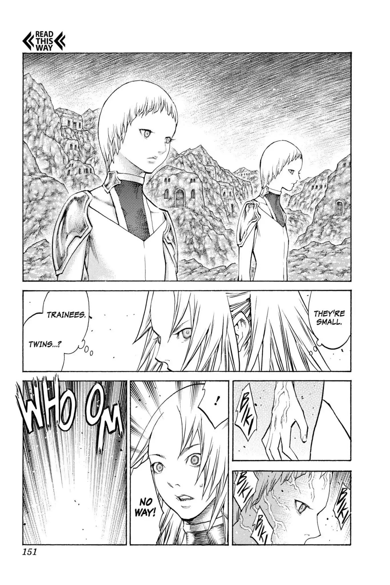 Claymore Chapter 106 page 23 - Chapter 106: Vol.19 Scene 106: Phantom in the Heart, Part 1