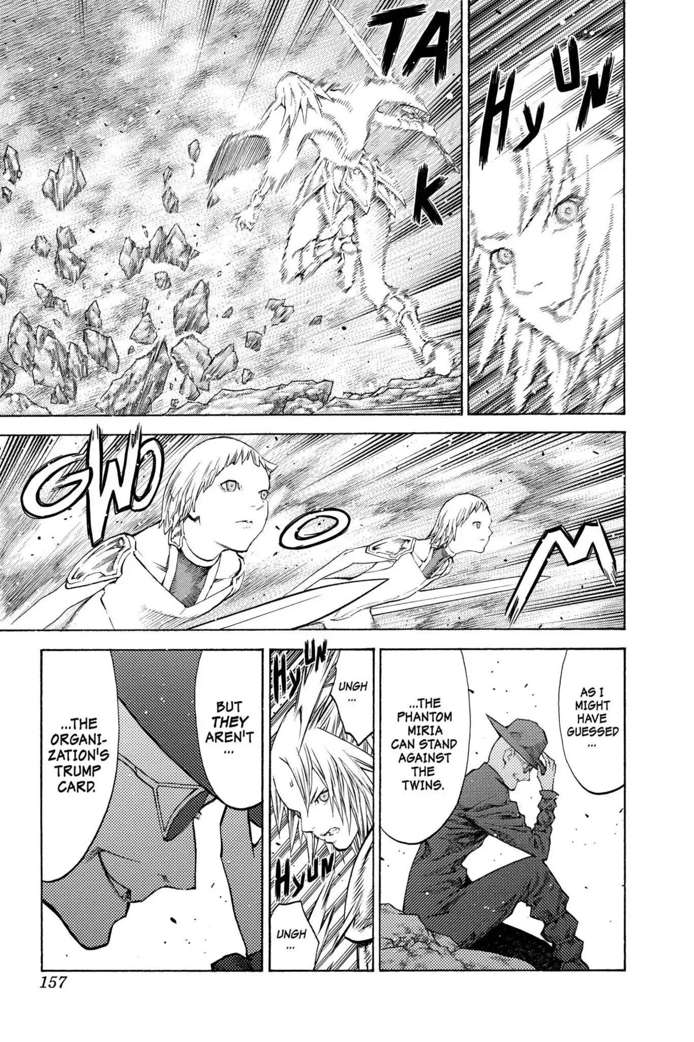 Claymore Chapter 106 page 28 - Chapter 106: Vol.19 Scene 106: Phantom in the Heart, Part 1