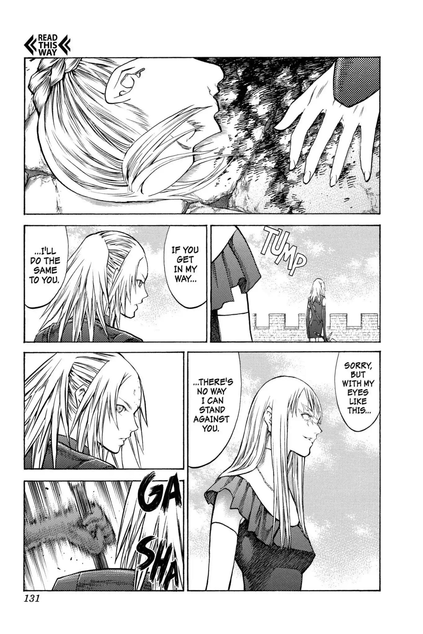 Claymore Chapter 106 page 4 - Chapter 106: Vol.19 Scene 106: Phantom in the Heart, Part 1