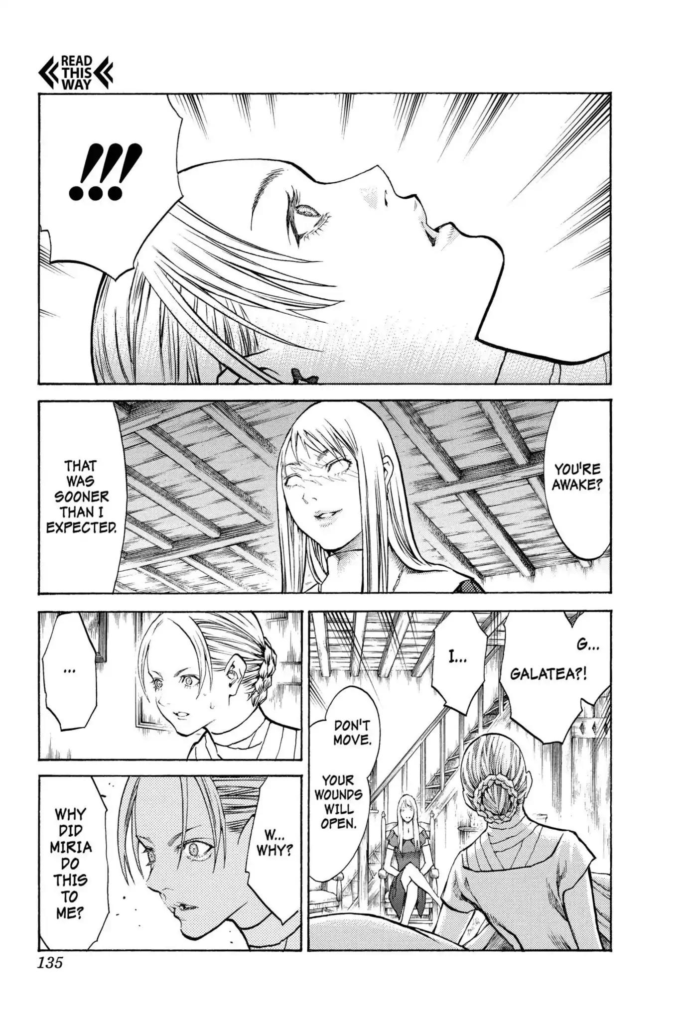Claymore Chapter 106 page 8 - Chapter 106: Vol.19 Scene 106: Phantom in the Heart, Part 1