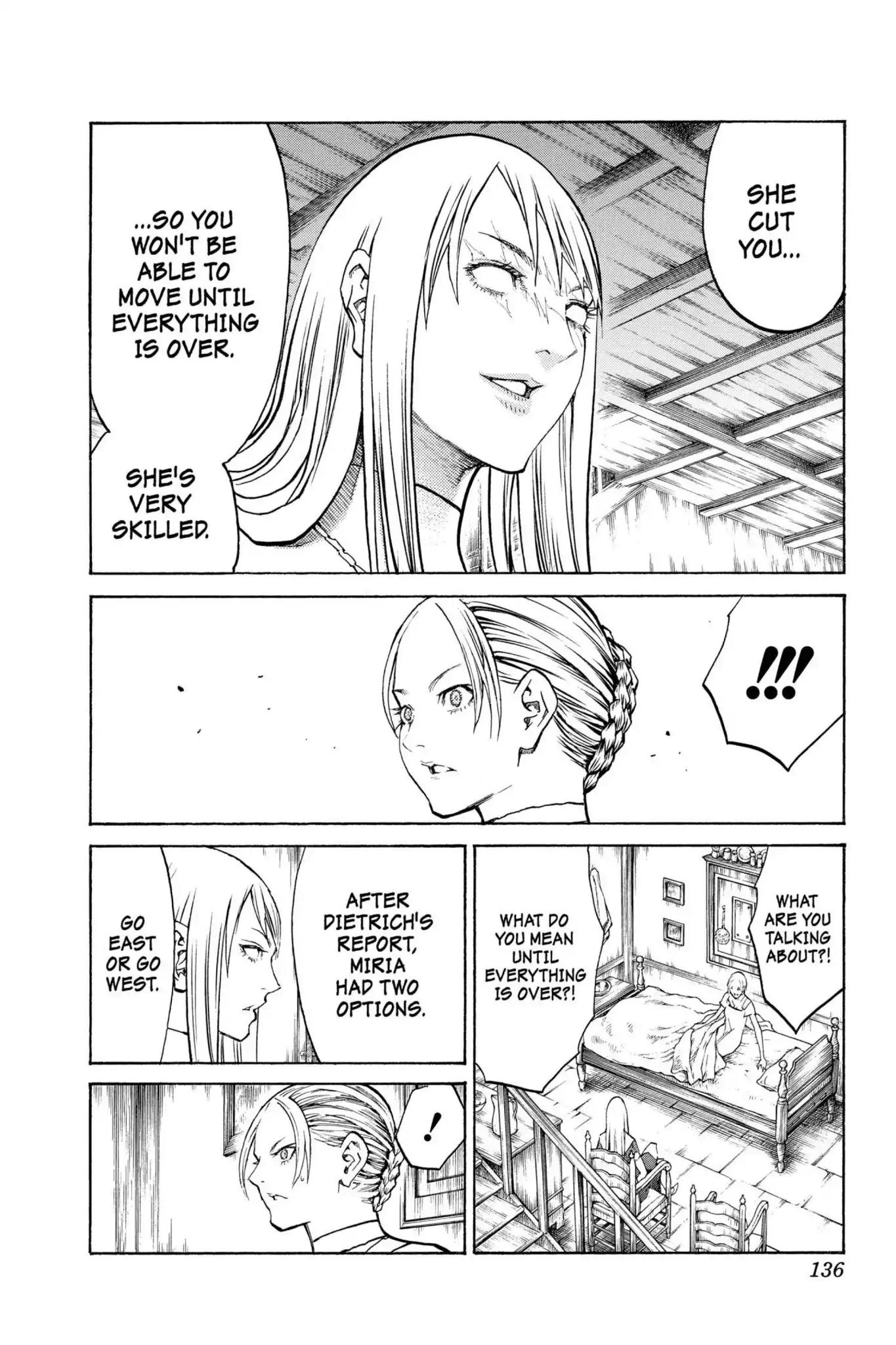 Claymore Chapter 106 page 9 - Chapter 106: Vol.19 Scene 106: Phantom in the Heart, Part 1