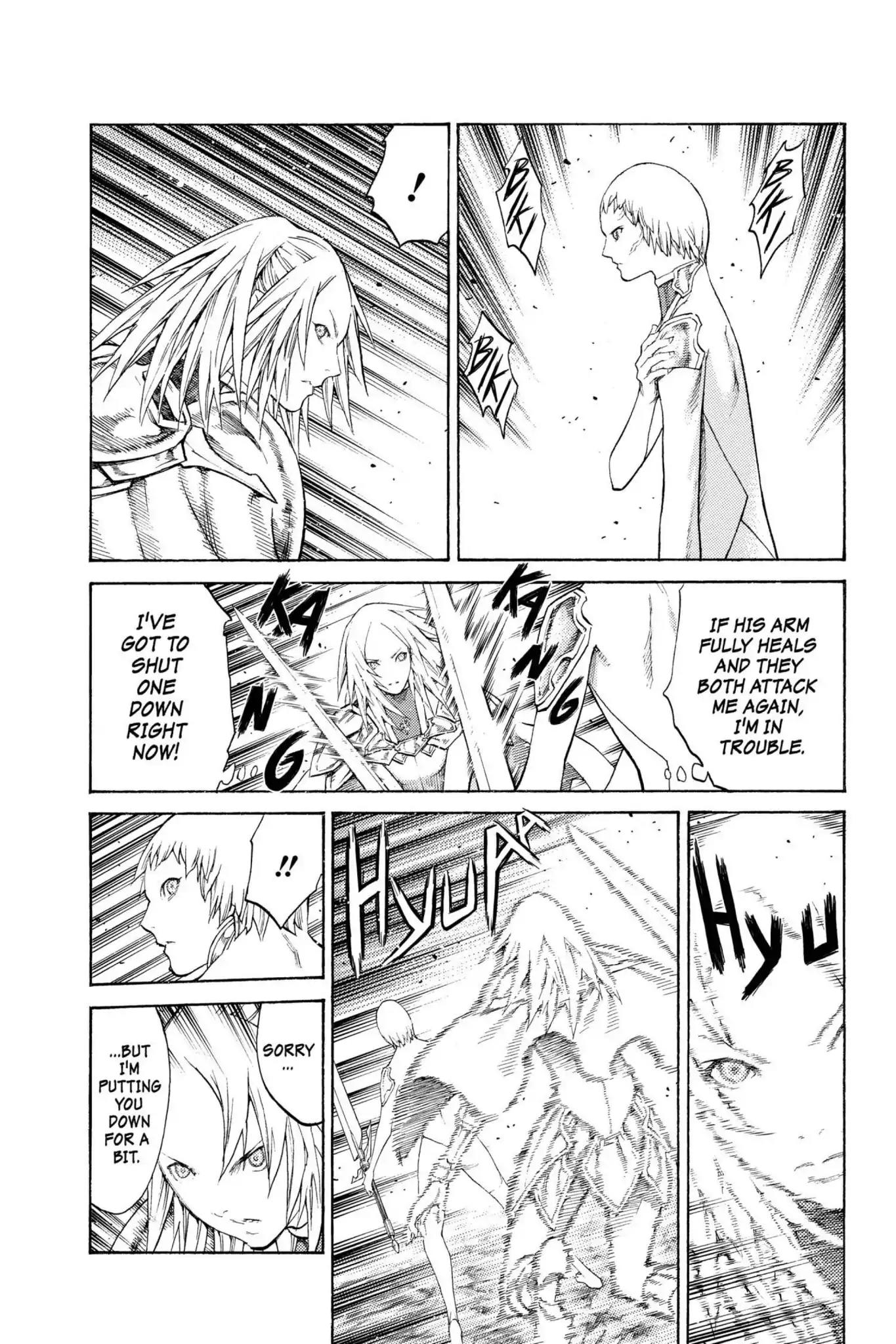 Claymore Chapter 107 page 17 - Chapter 107: Vol.19 Scene 107: Phantom in the Heart, Part 2