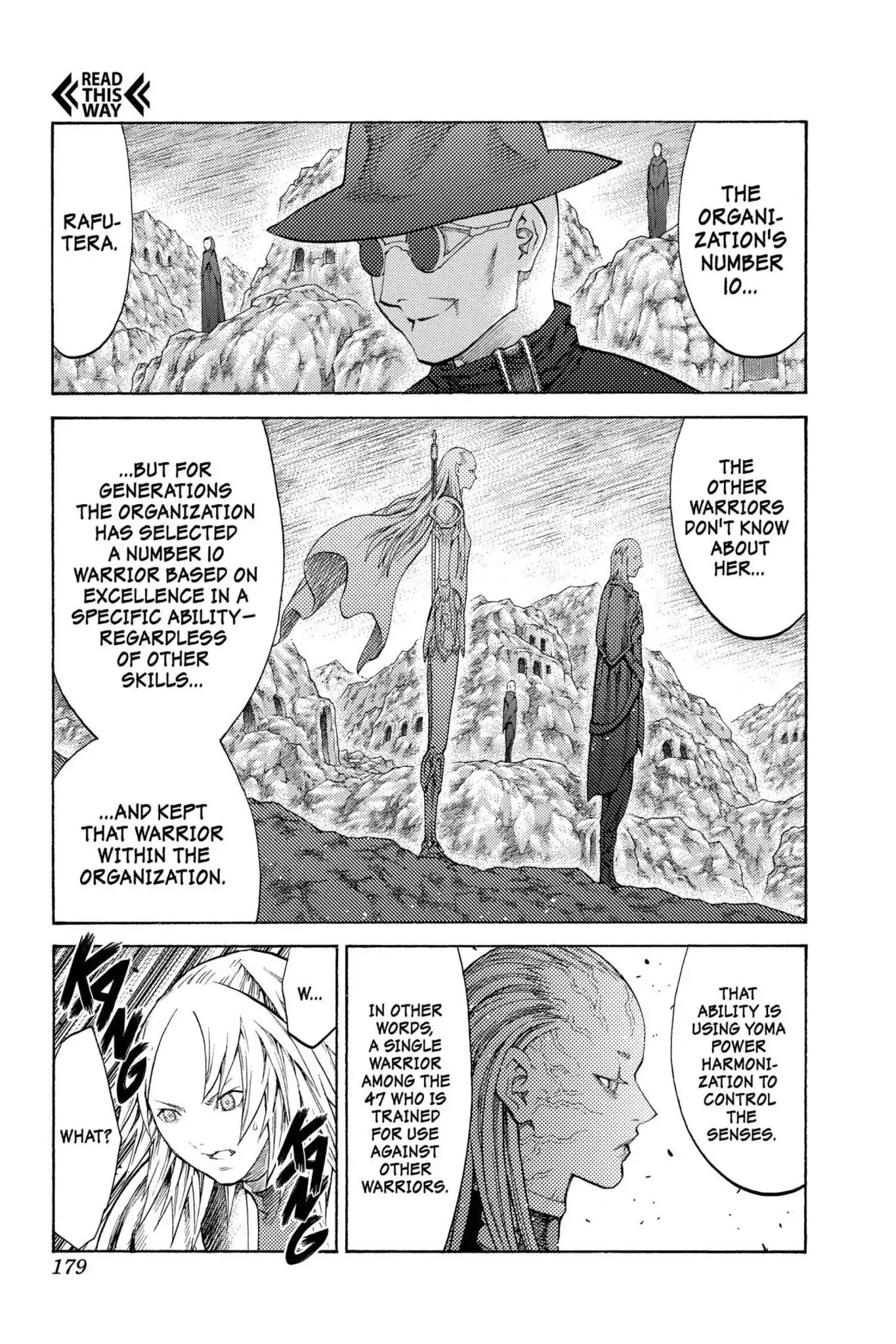 Claymore Chapter 107 page 20 - Chapter 107: Vol.19 Scene 107: Phantom in the Heart, Part 2