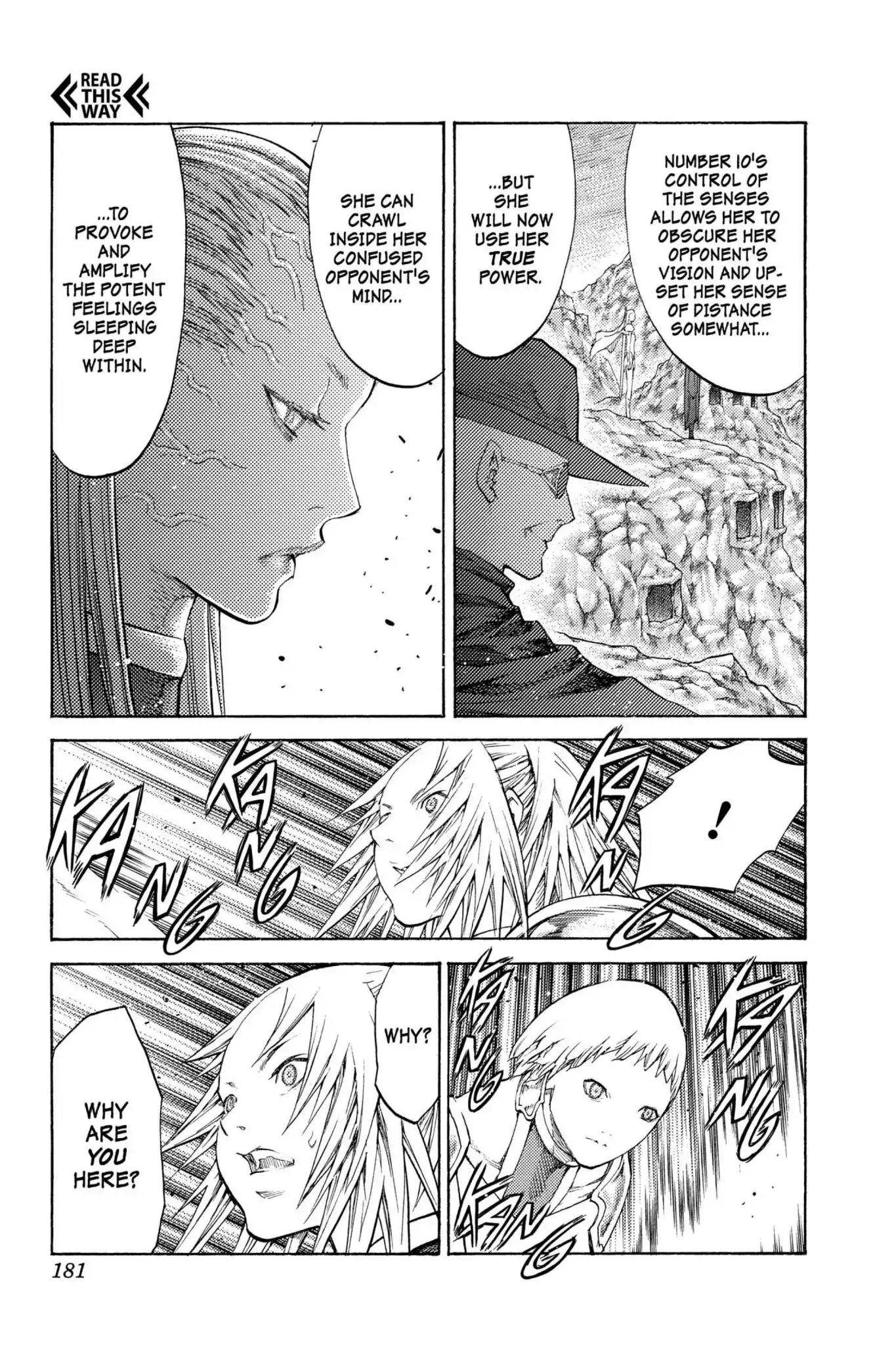 Claymore Chapter 107 page 22 - Chapter 107: Vol.19 Scene 107: Phantom in the Heart, Part 2