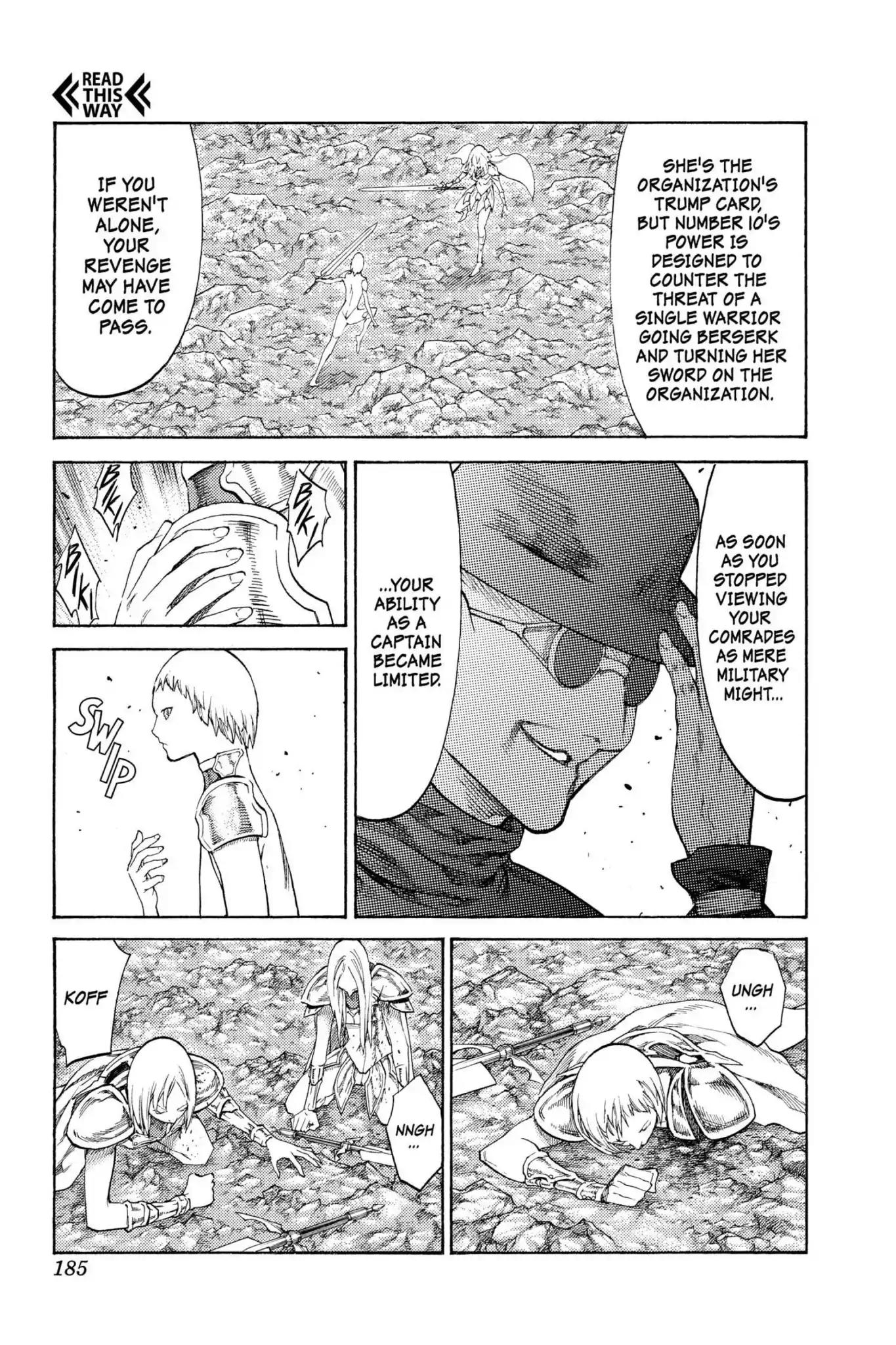 Claymore Chapter 107 page 26 - Chapter 107: Vol.19 Scene 107: Phantom in the Heart, Part 2