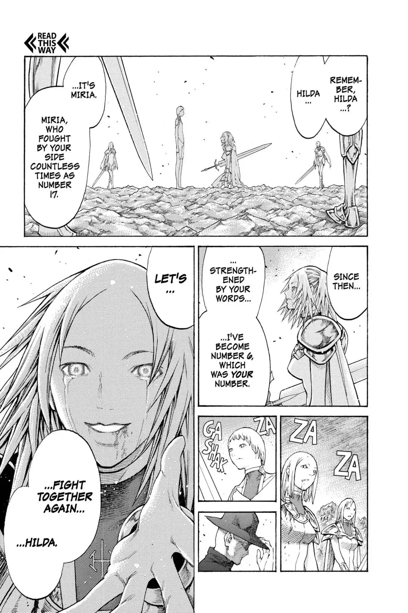 Claymore Chapter 107 page 28 - Chapter 107: Vol.19 Scene 107: Phantom in the Heart, Part 2