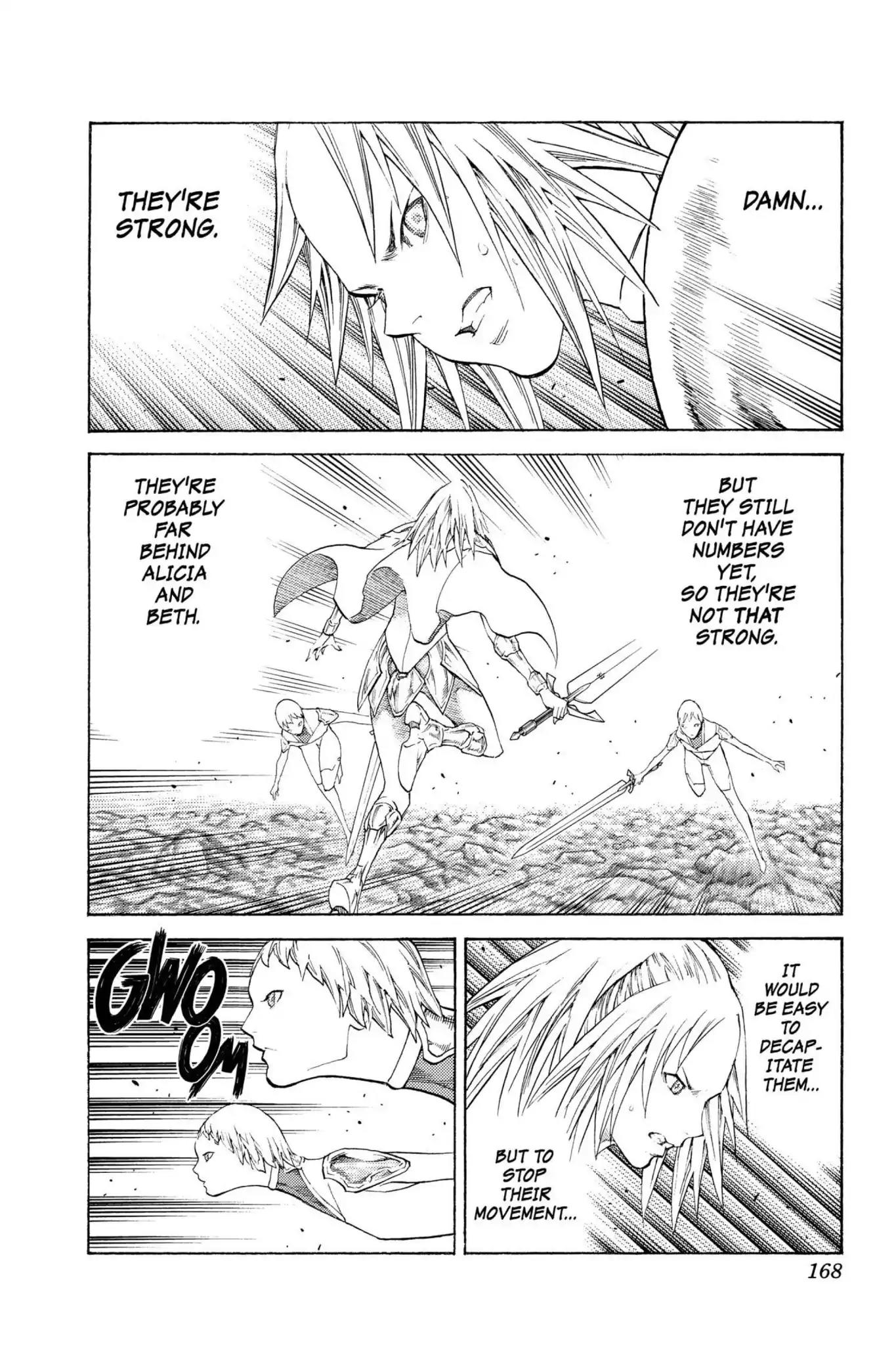 Claymore Chapter 107 page 9 - Chapter 107: Vol.19 Scene 107: Phantom in the Heart, Part 2
