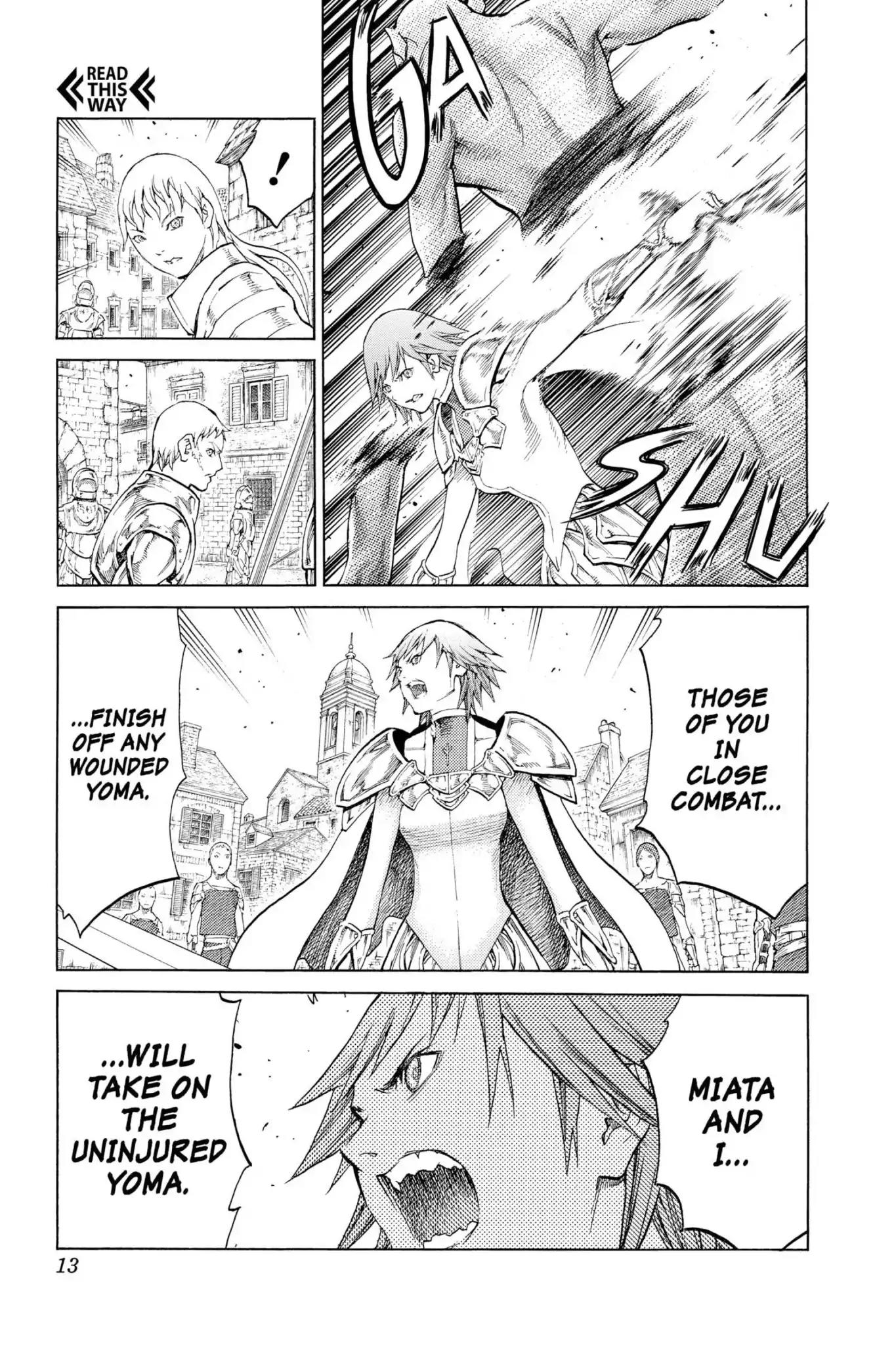 Claymore Chapter 108 page 12 - Chapter 108: Vol.20 Scene 108: Phantom in the Heart, Part 3