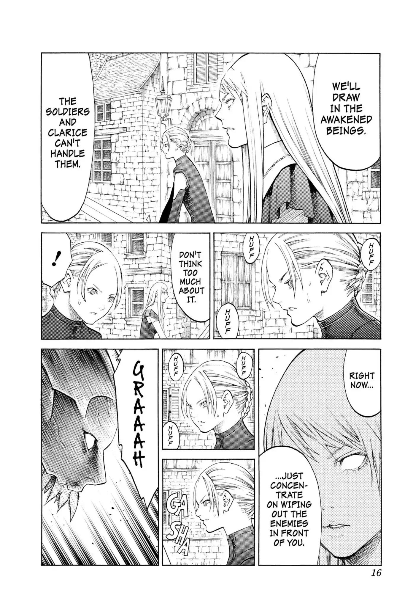 Claymore Chapter 108 page 15 - Chapter 108: Vol.20 Scene 108: Phantom in the Heart, Part 3