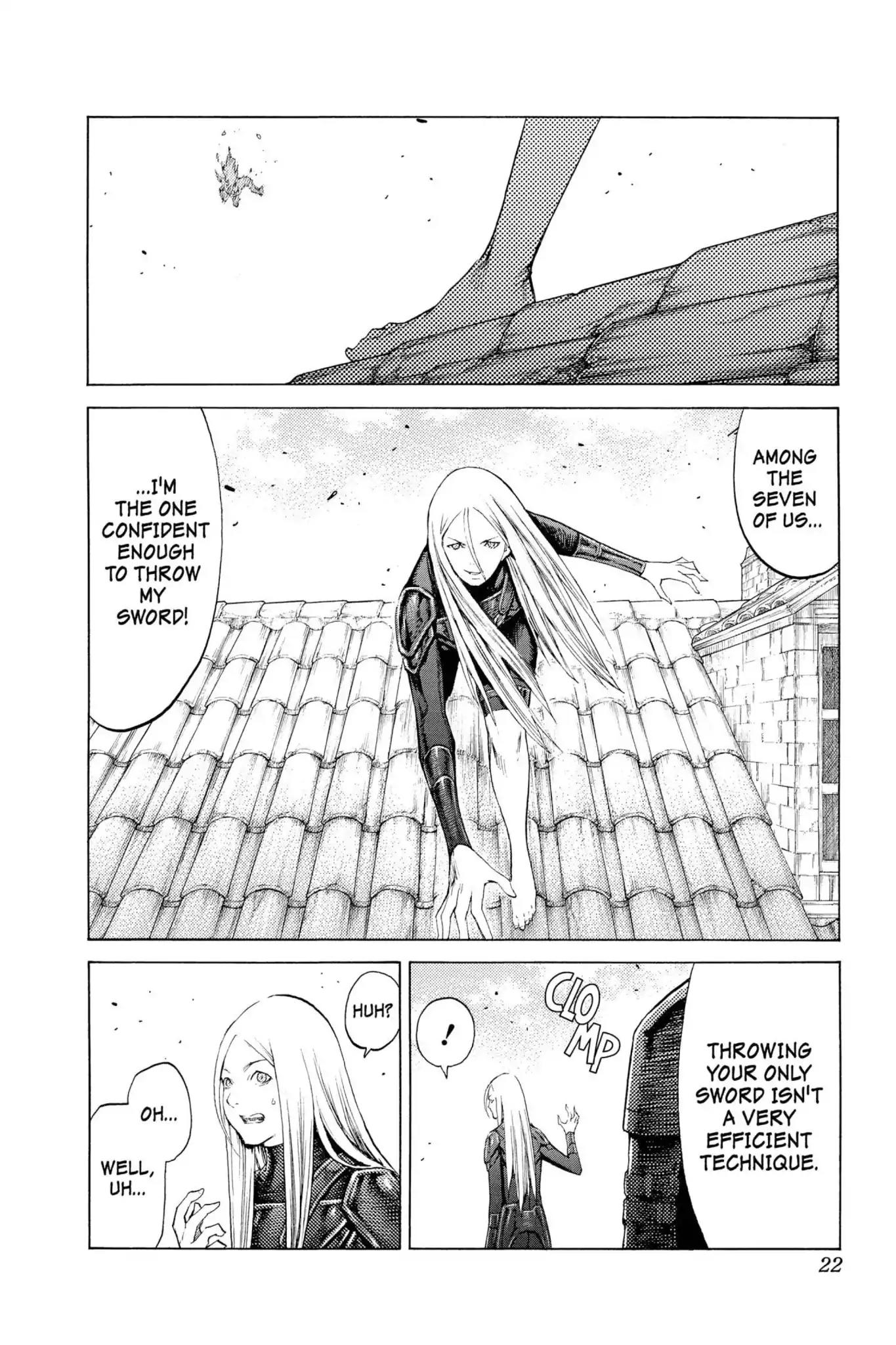 Claymore Chapter 108 page 21 - Chapter 108: Vol.20 Scene 108: Phantom in the Heart, Part 3