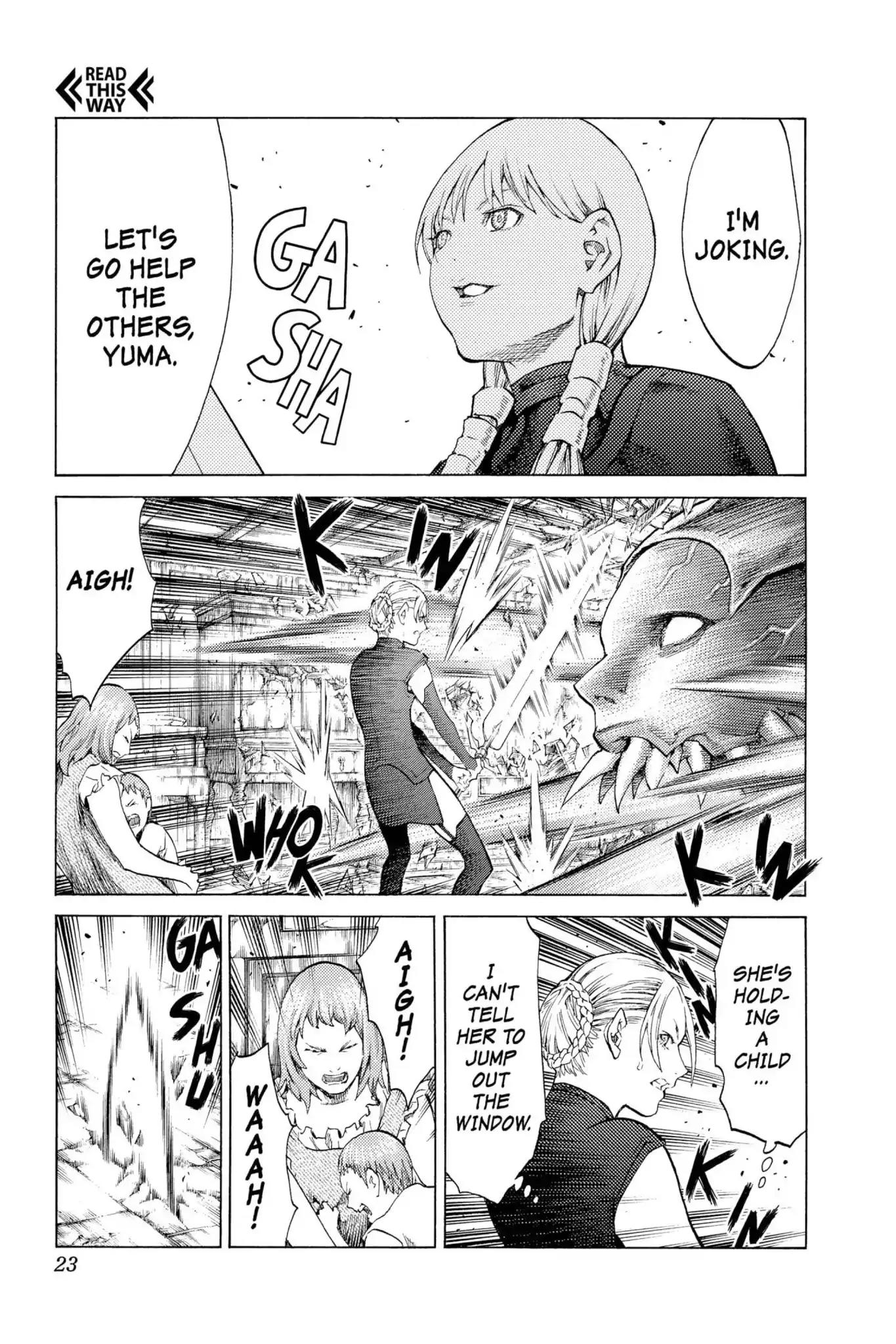 Claymore Chapter 108 page 22 - Chapter 108: Vol.20 Scene 108: Phantom in the Heart, Part 3