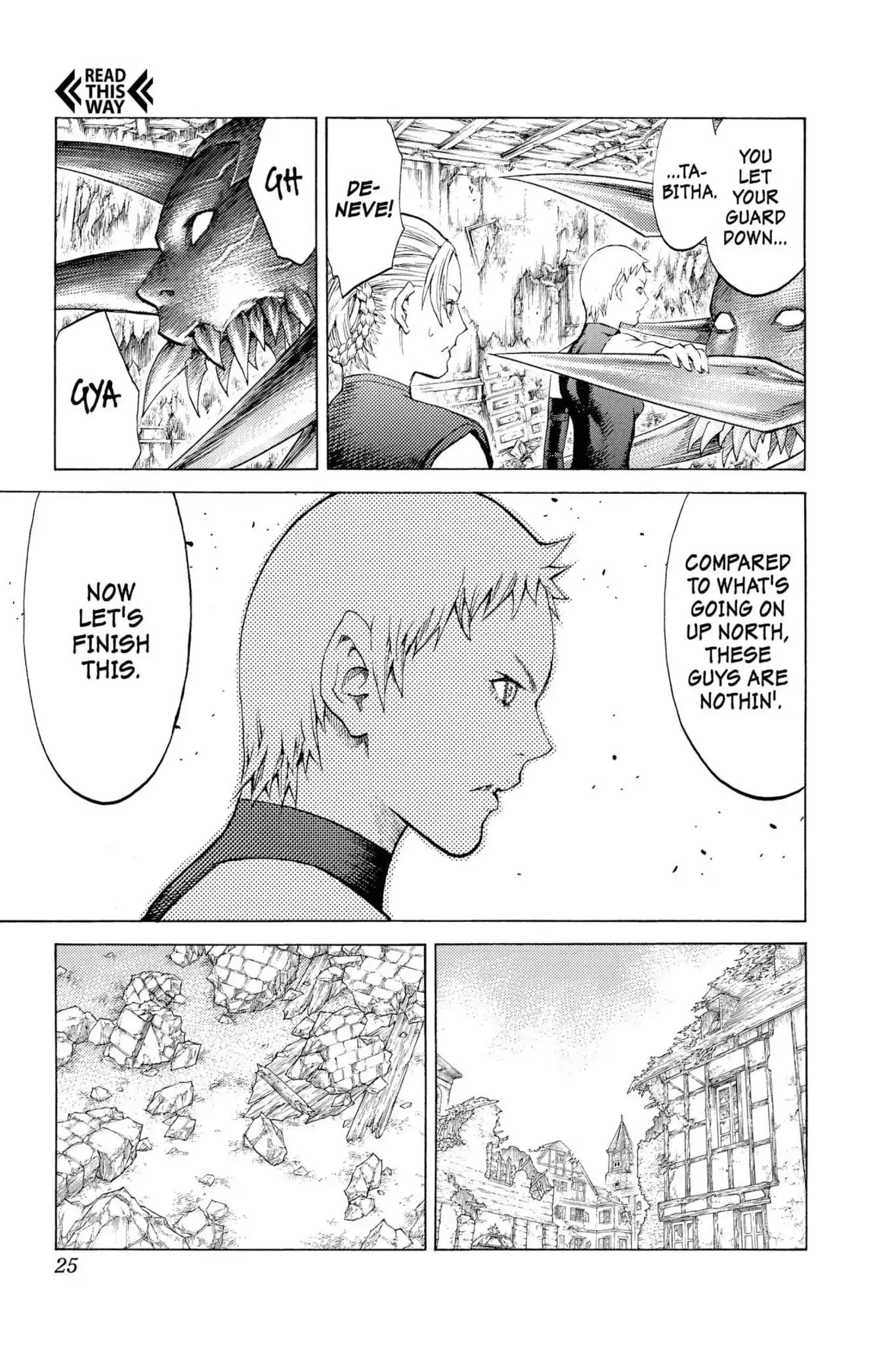 Claymore Chapter 108 page 24 - Chapter 108: Vol.20 Scene 108: Phantom in the Heart, Part 3