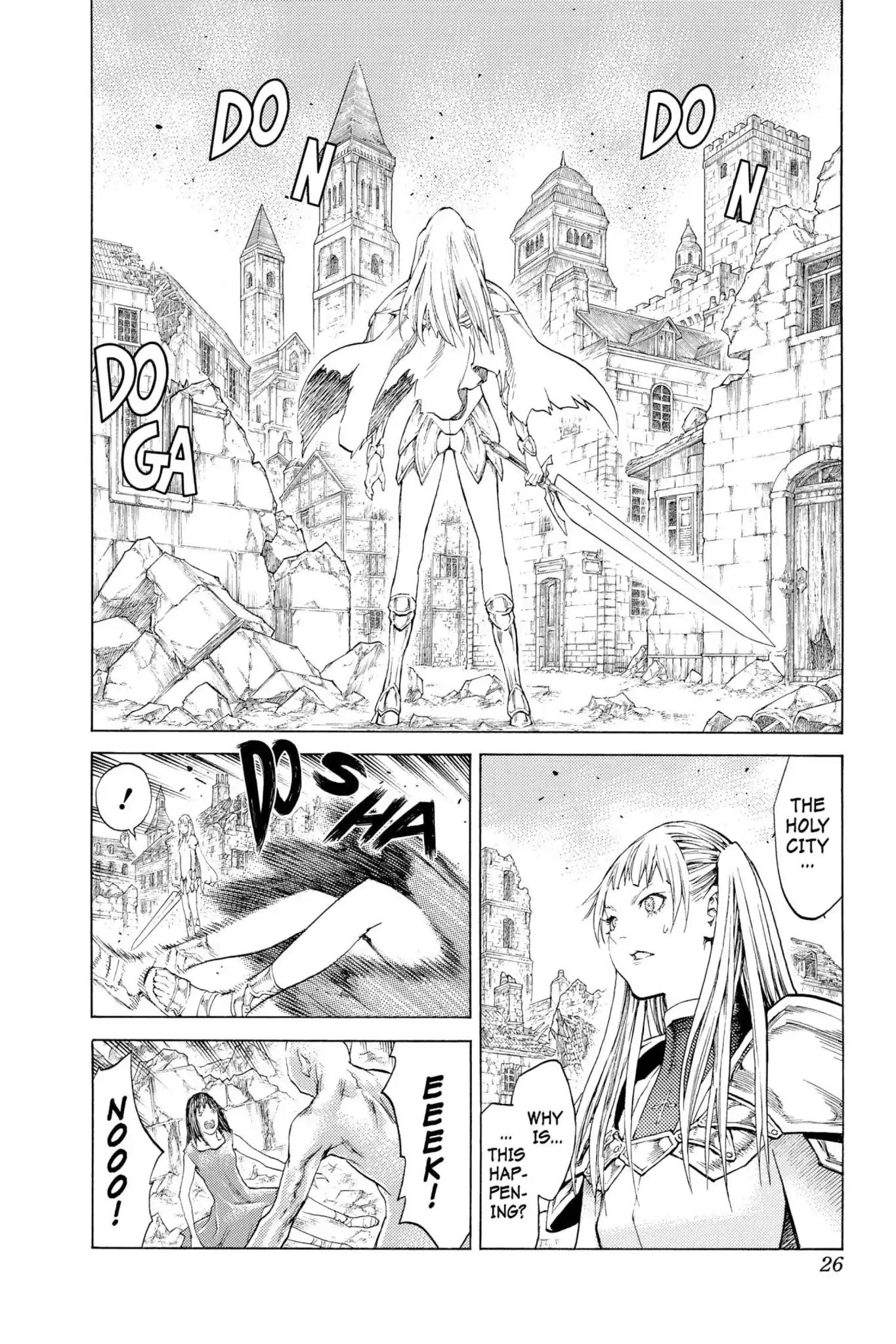 Claymore Chapter 108 page 25 - Chapter 108: Vol.20 Scene 108: Phantom in the Heart, Part 3