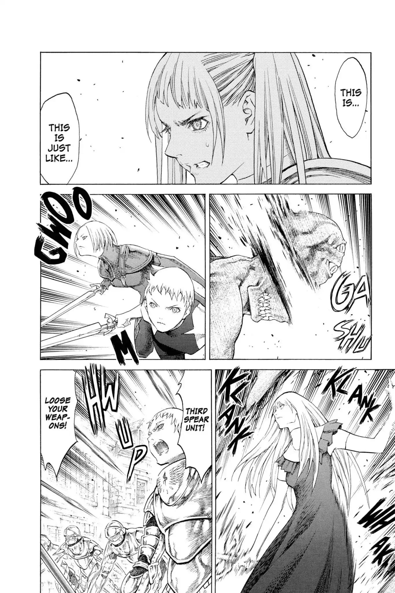 Claymore Chapter 108 page 27 - Chapter 108: Vol.20 Scene 108: Phantom in the Heart, Part 3