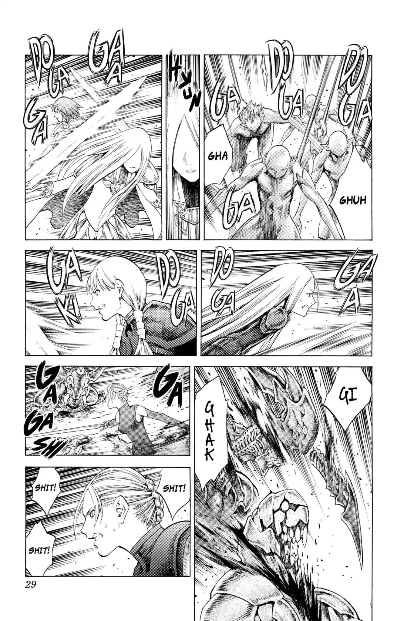 Claymore Chapter 108 page 28 - Chapter 108: Vol.20 Scene 108: Phantom in the Heart, Part 3